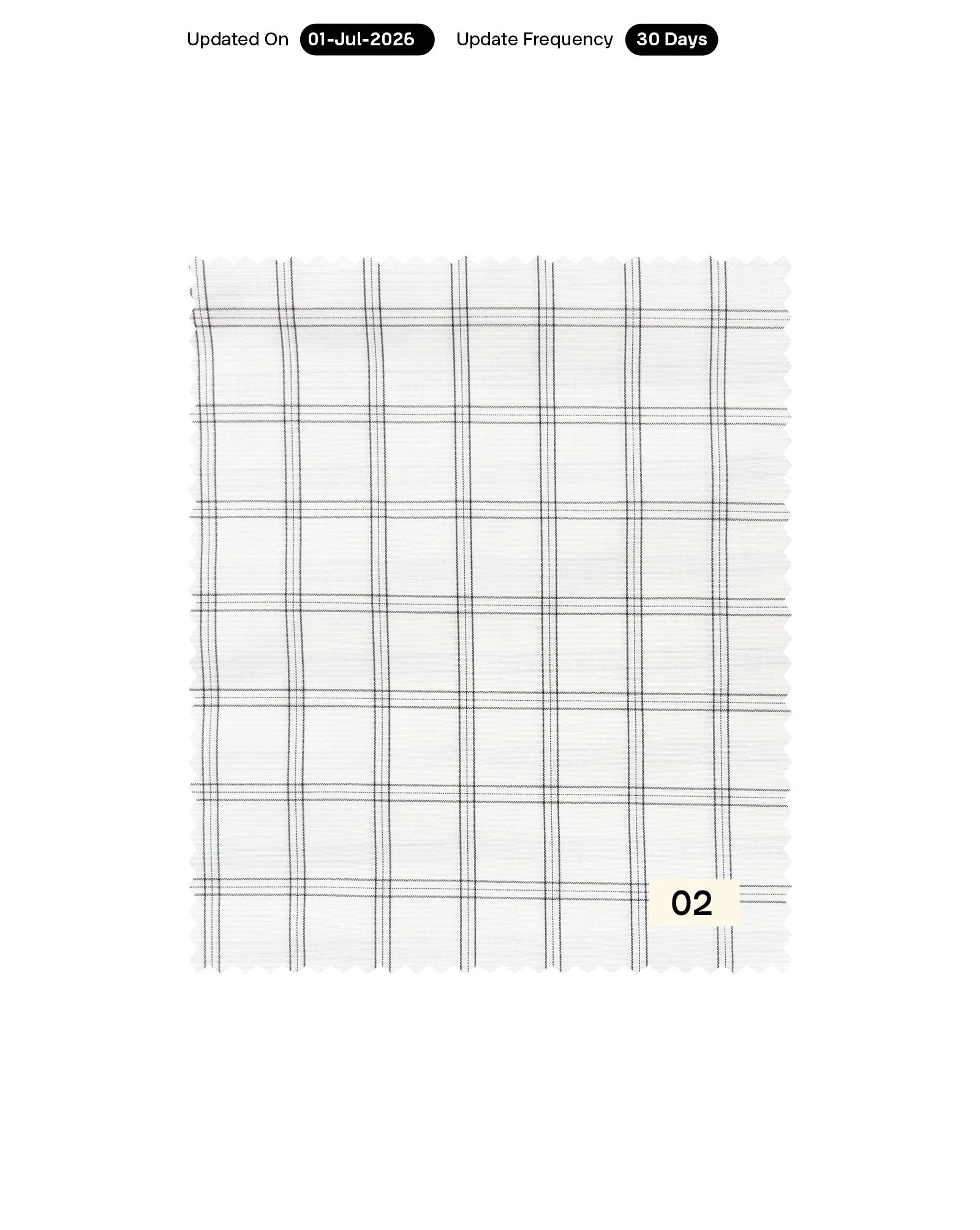 Poly Bamboo Checks Yarn Dyed Fabric 58"