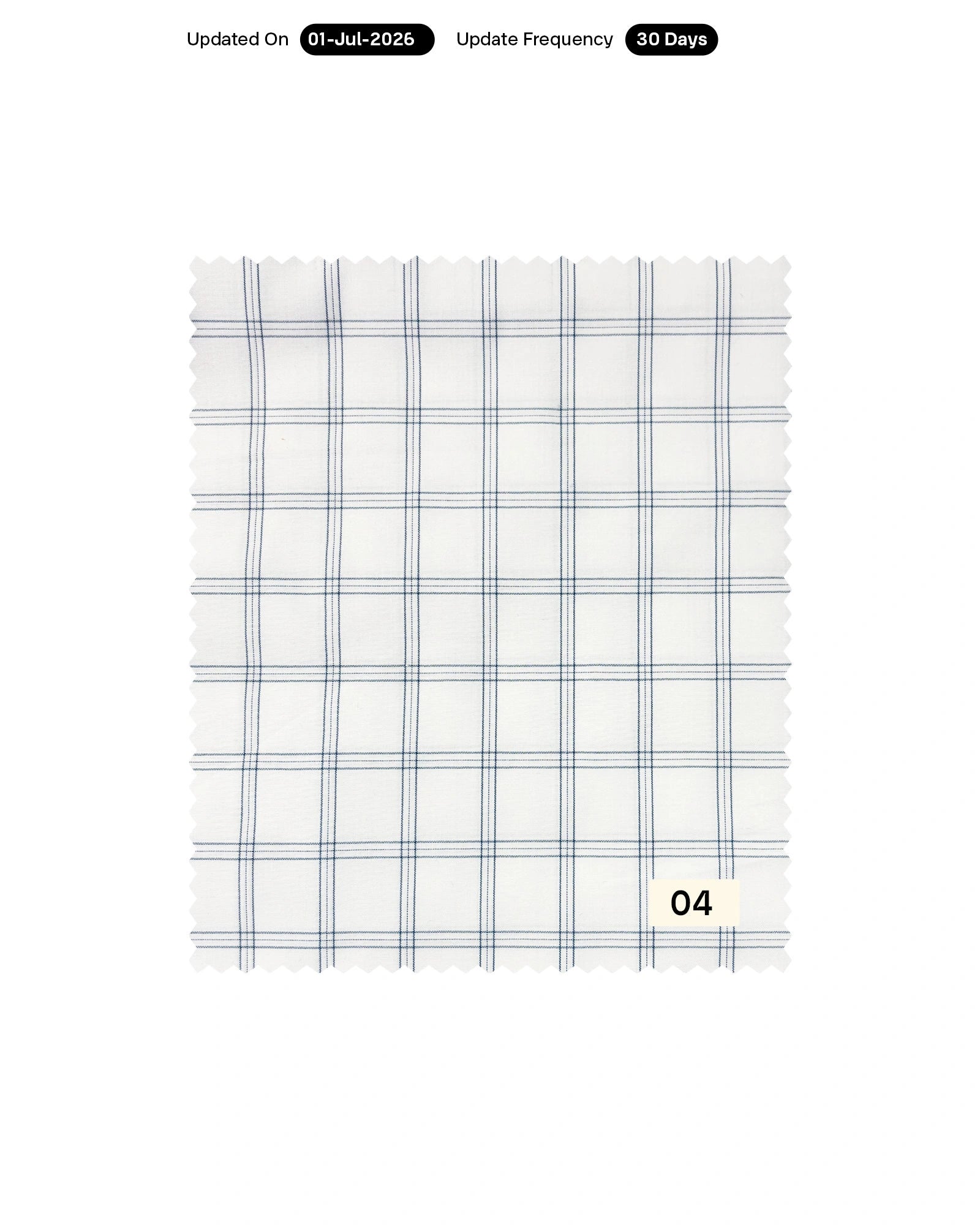 Poly Bamboo Checks Yarn Dyed Fabric 58"