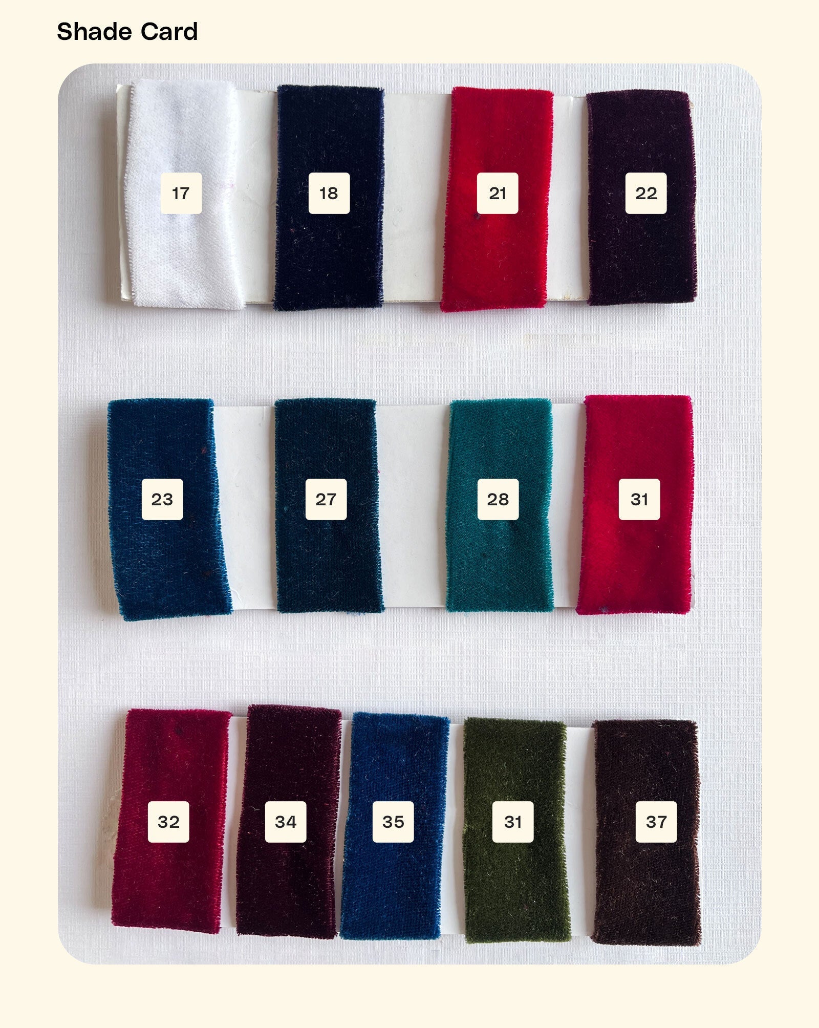 Micro Velevt 9000 Mill Dyed Fabric 44" Wholesale