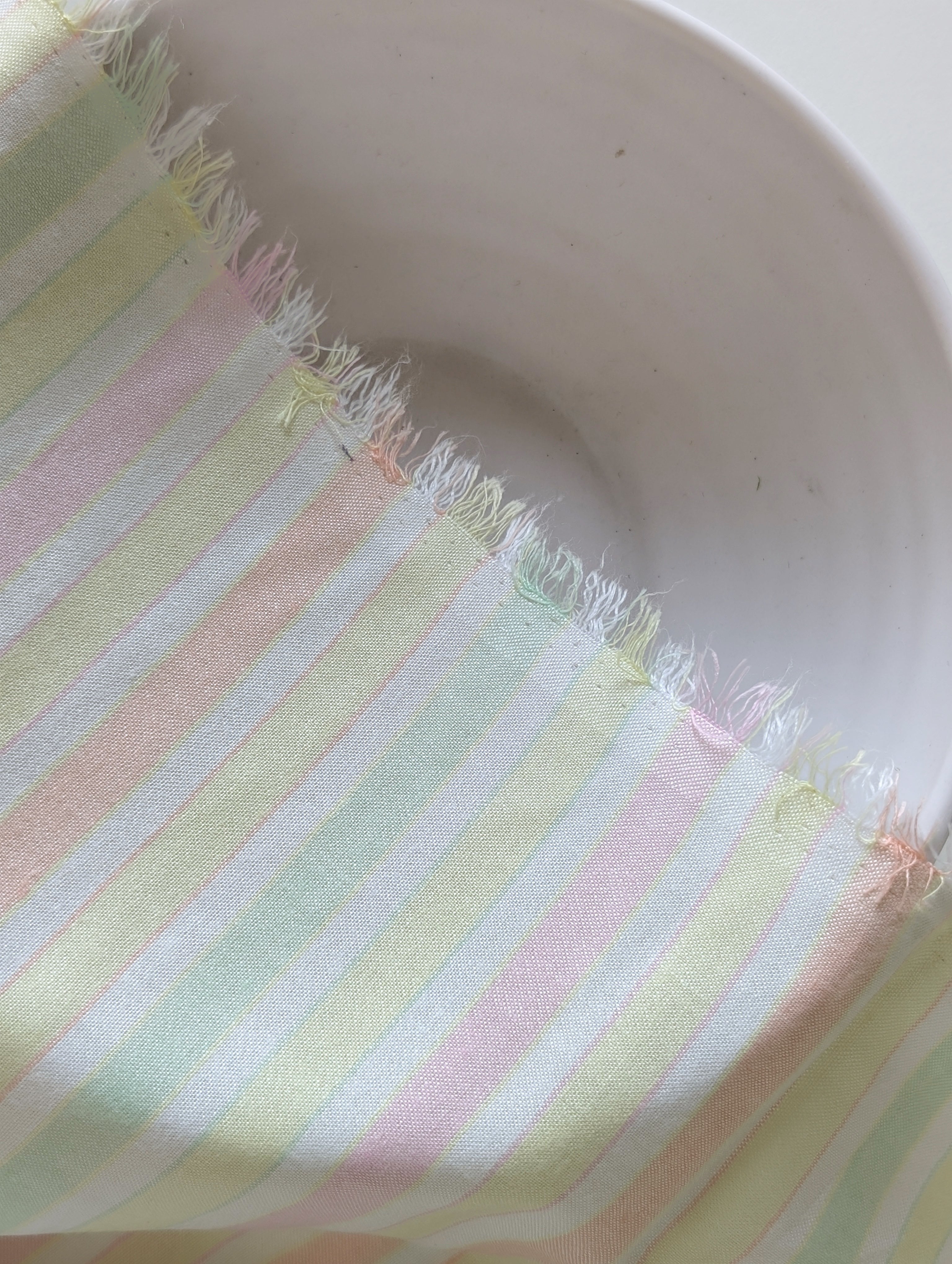 Buy Multi-Color Stripes Blended Viscose Yarn Dyed Fabric Online