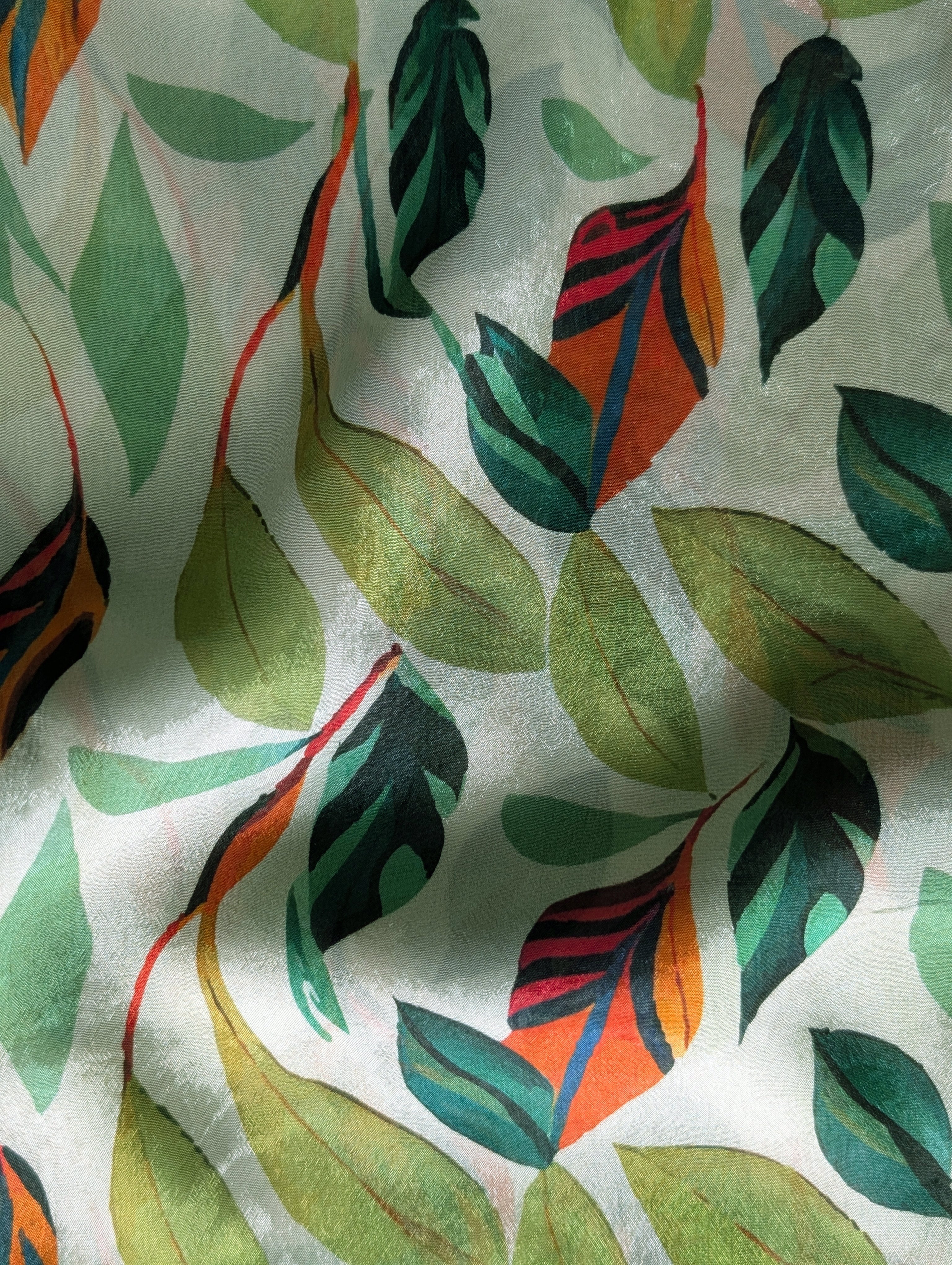 Digital Print 60 Gram Viscose Chinon Chiffon Fabric