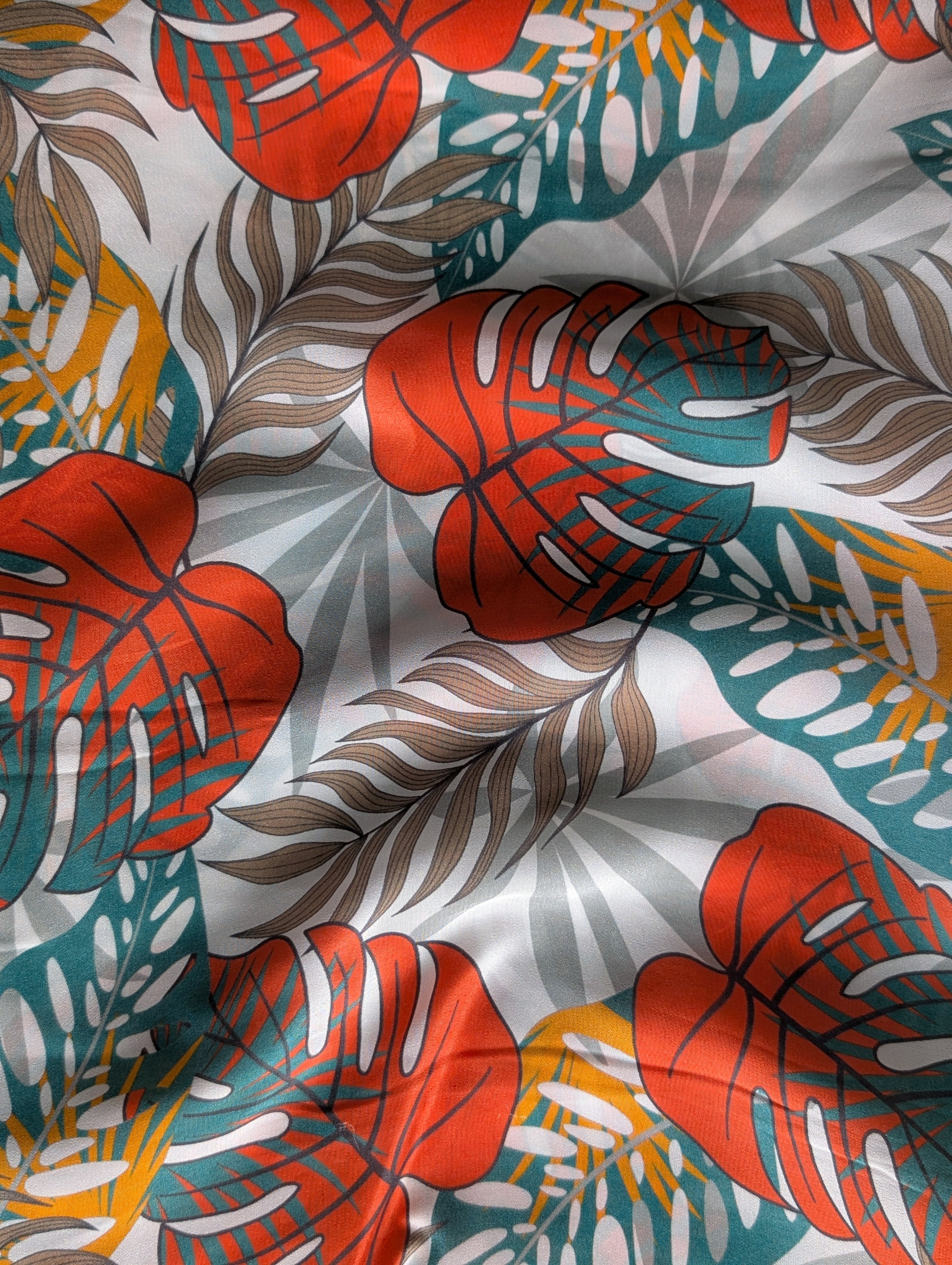 Digital Print 80 Gram Viscose Natural Crepe Fabric