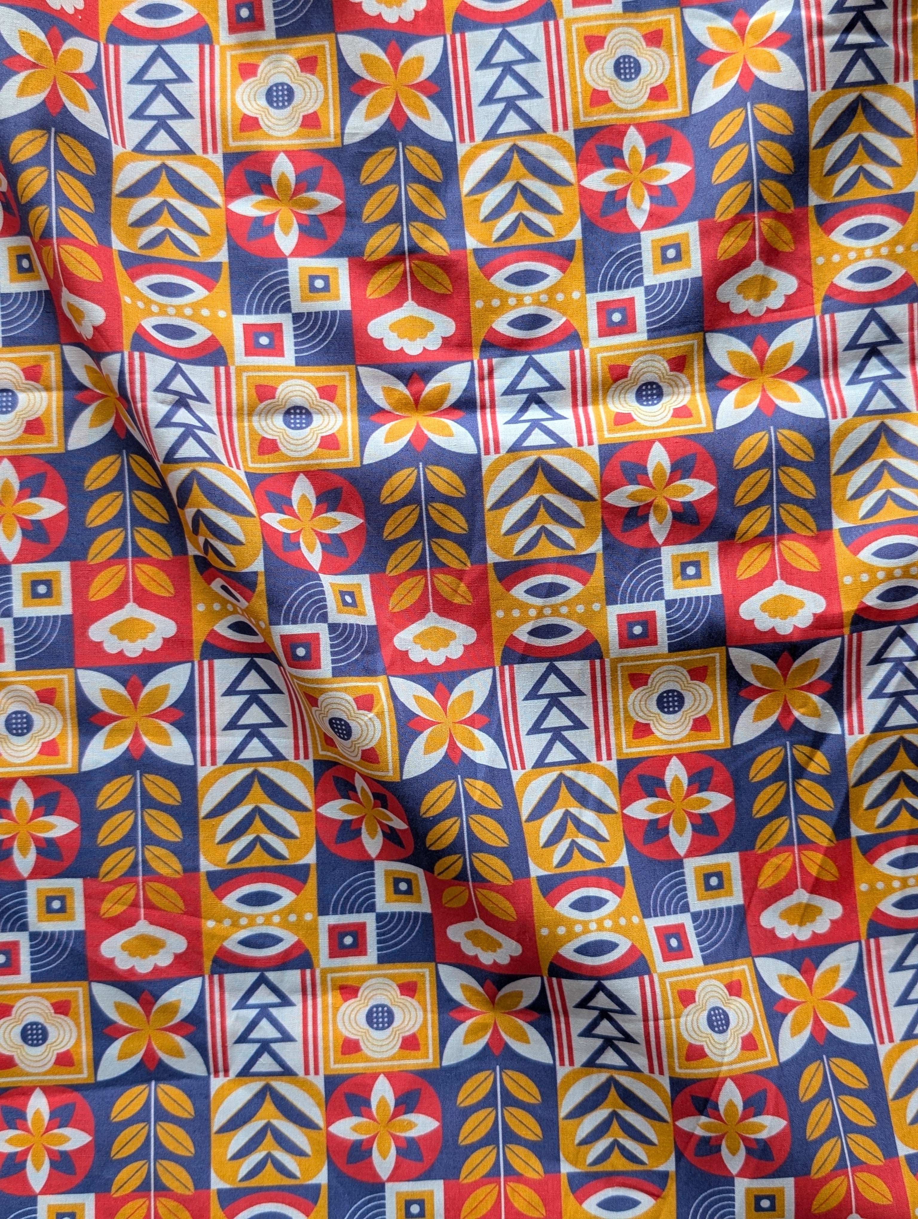 Digital Print 60s Cotton Poplin Fabric (132 x 104)