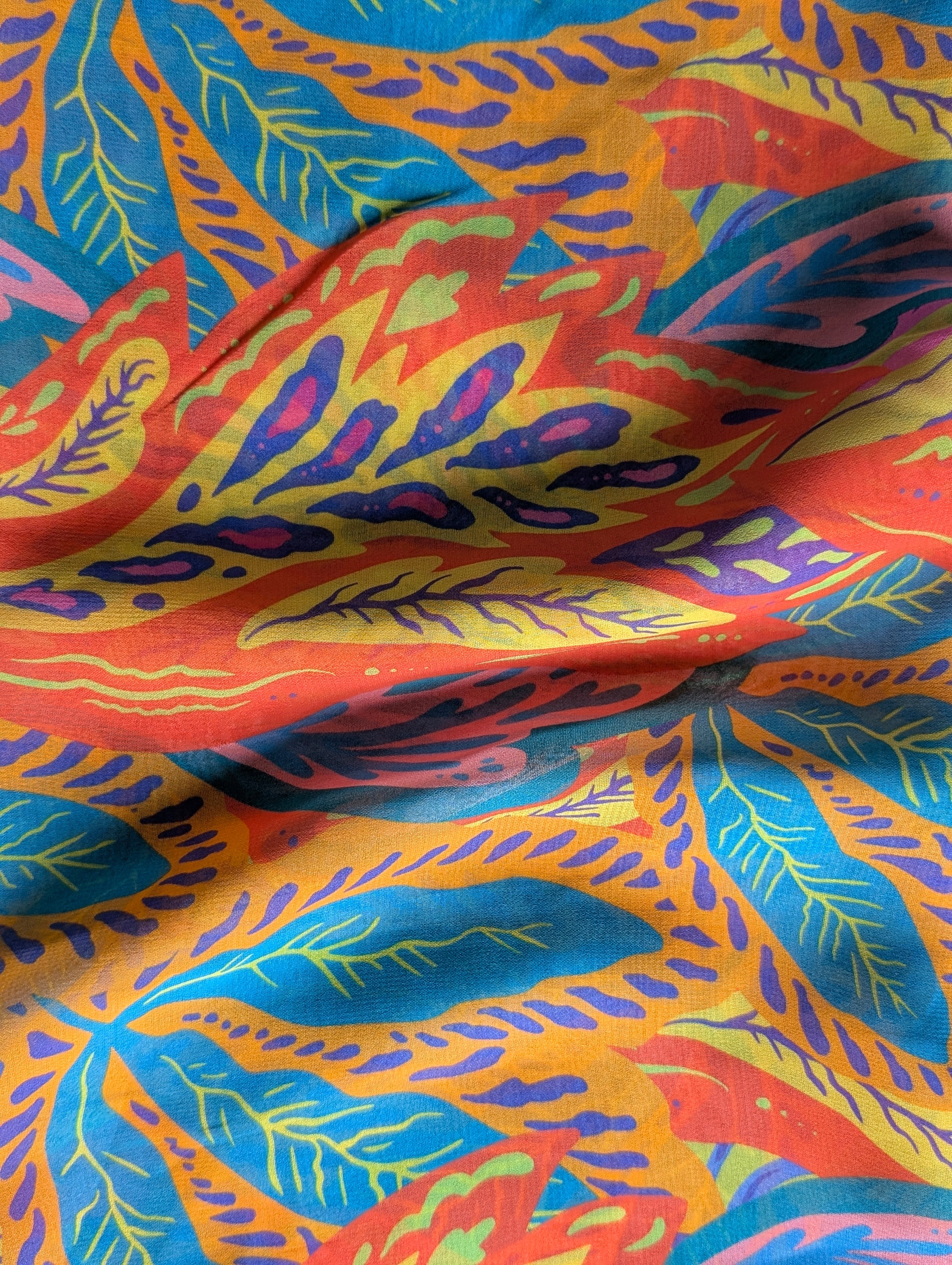 Digital Print 60 Gram VFY Georgette Fabric