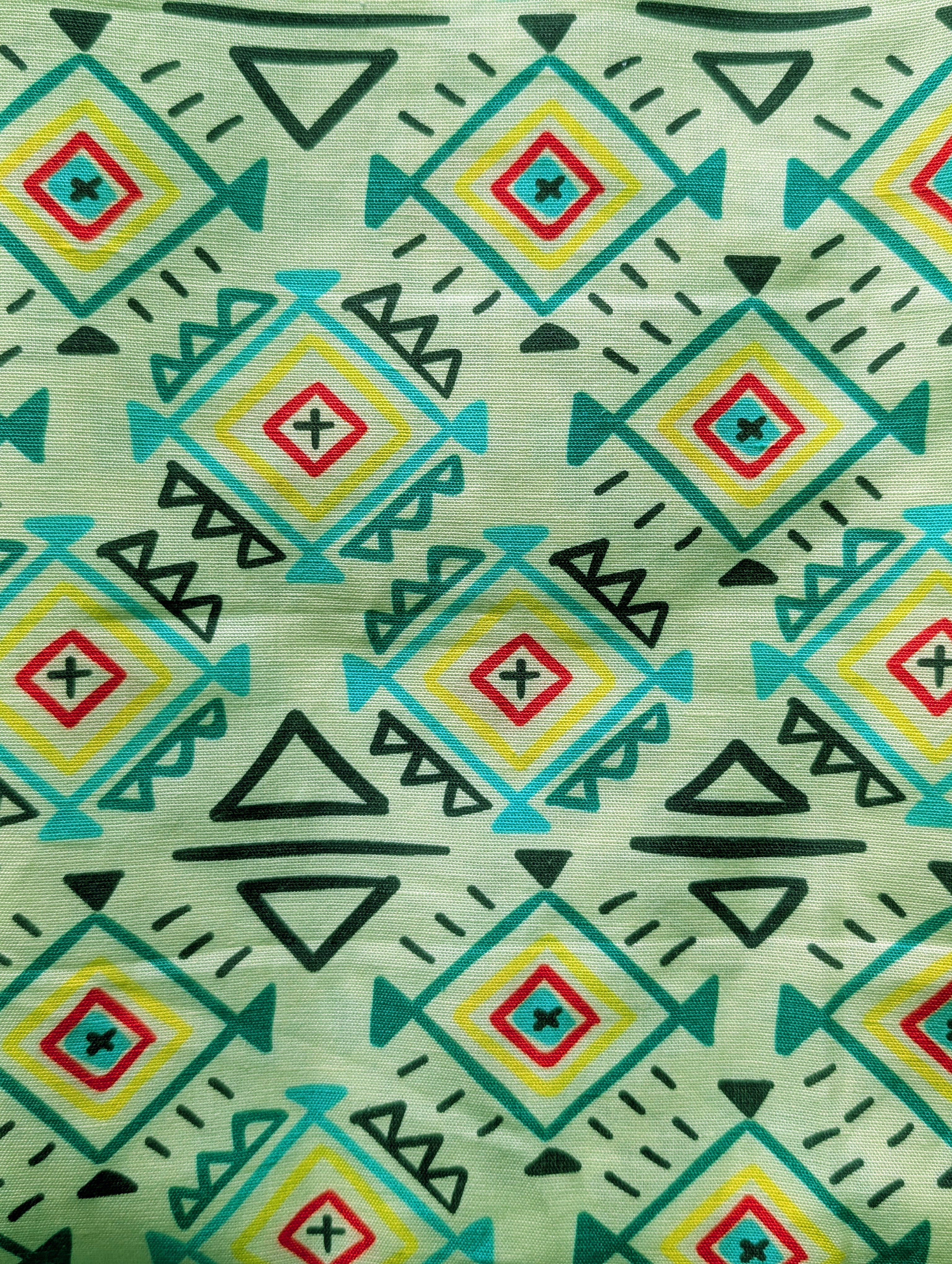 Digital Print Cotton Linen Fabric (70%-30%)