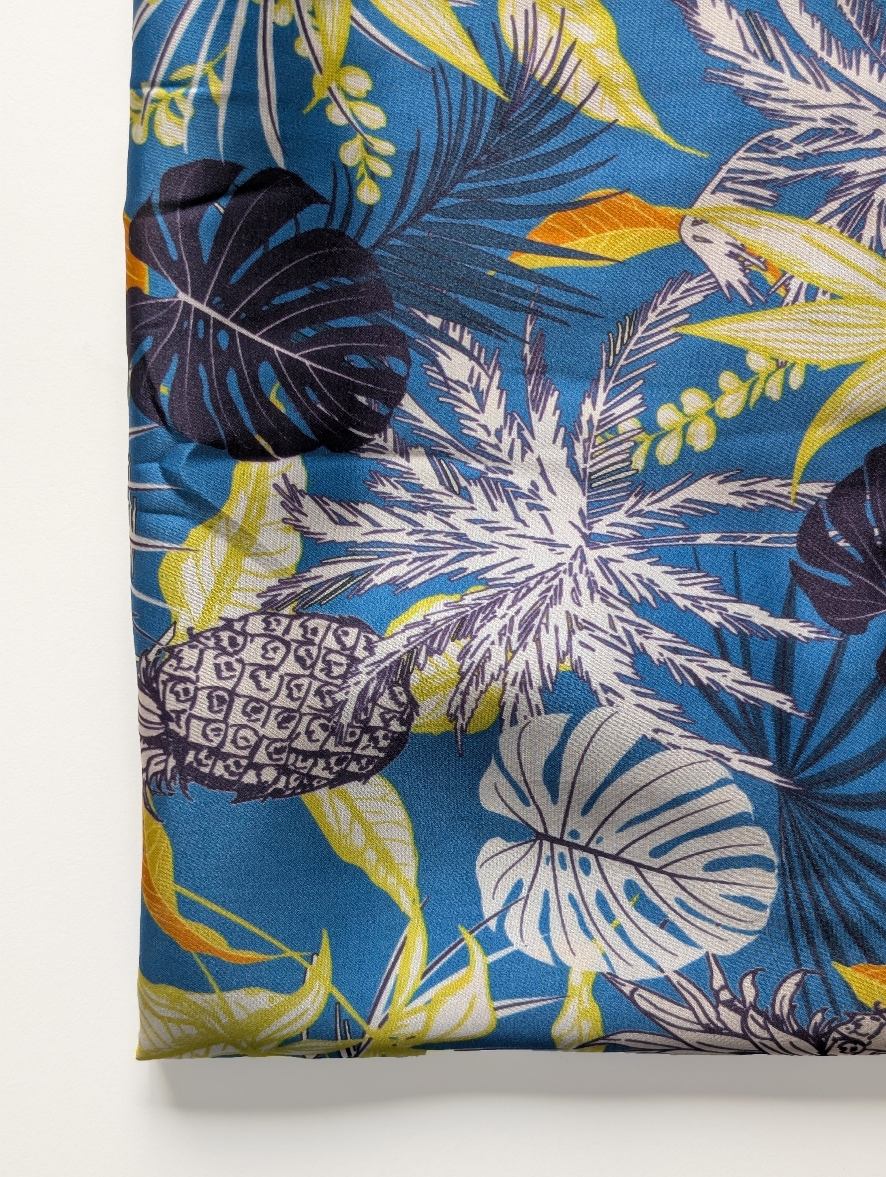 Digital Print 100 Gram Bemberg x Modal Satin Fabric (Powerloom)