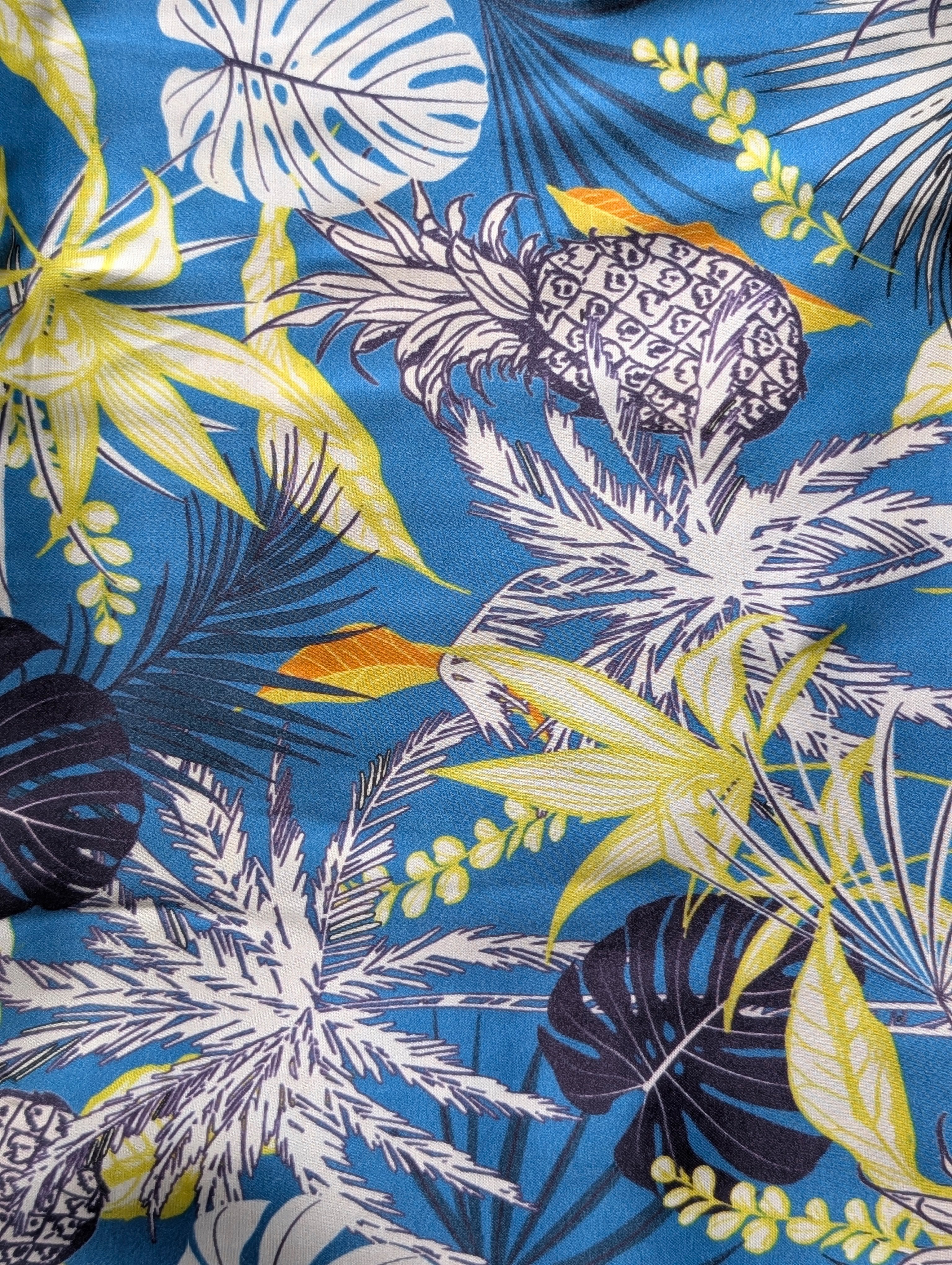 Digital Print 100 Gram Bemberg x Modal Satin Fabric (Powerloom)