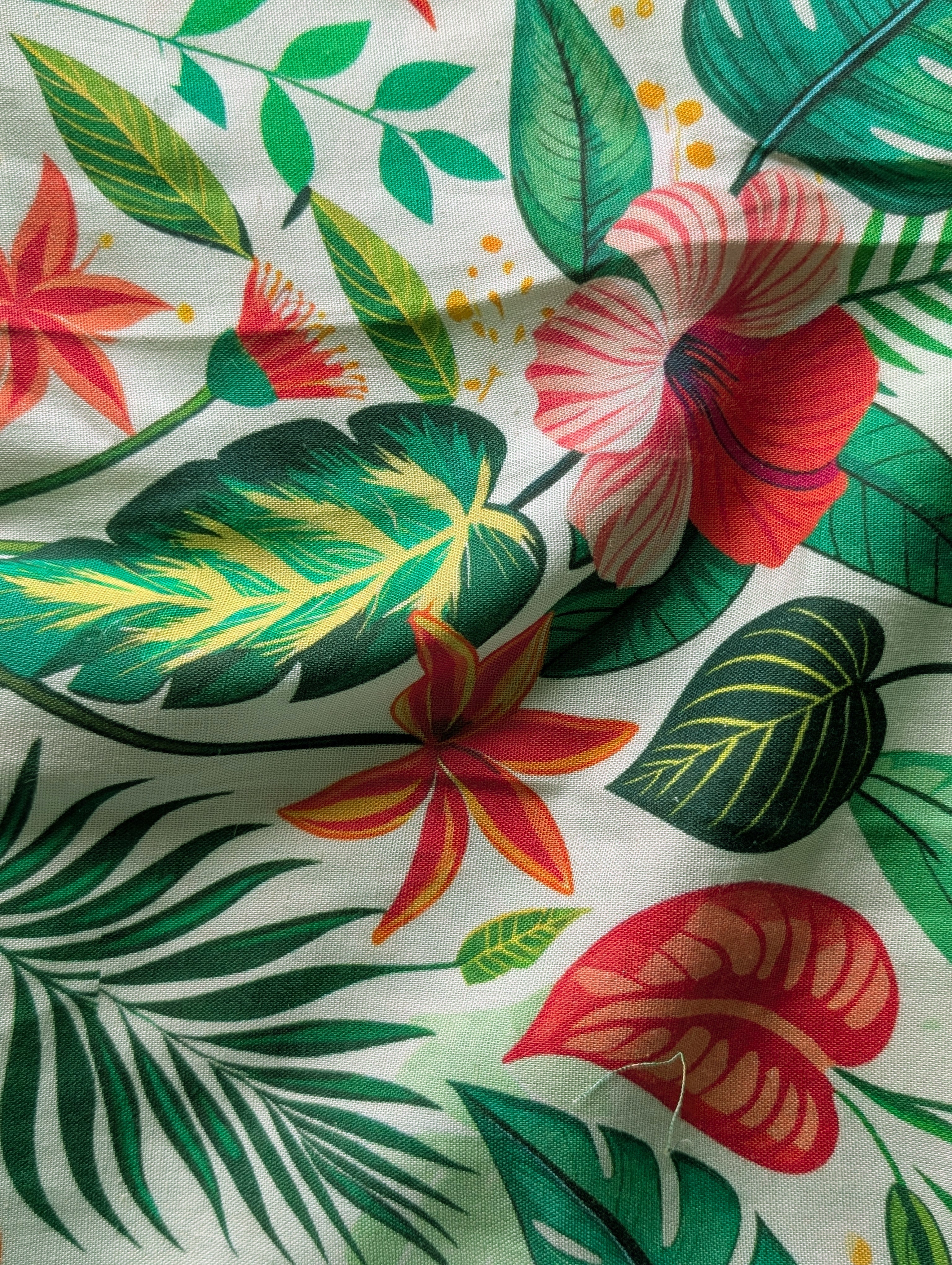 Digital Print Viscose Cotton Flex Fabric