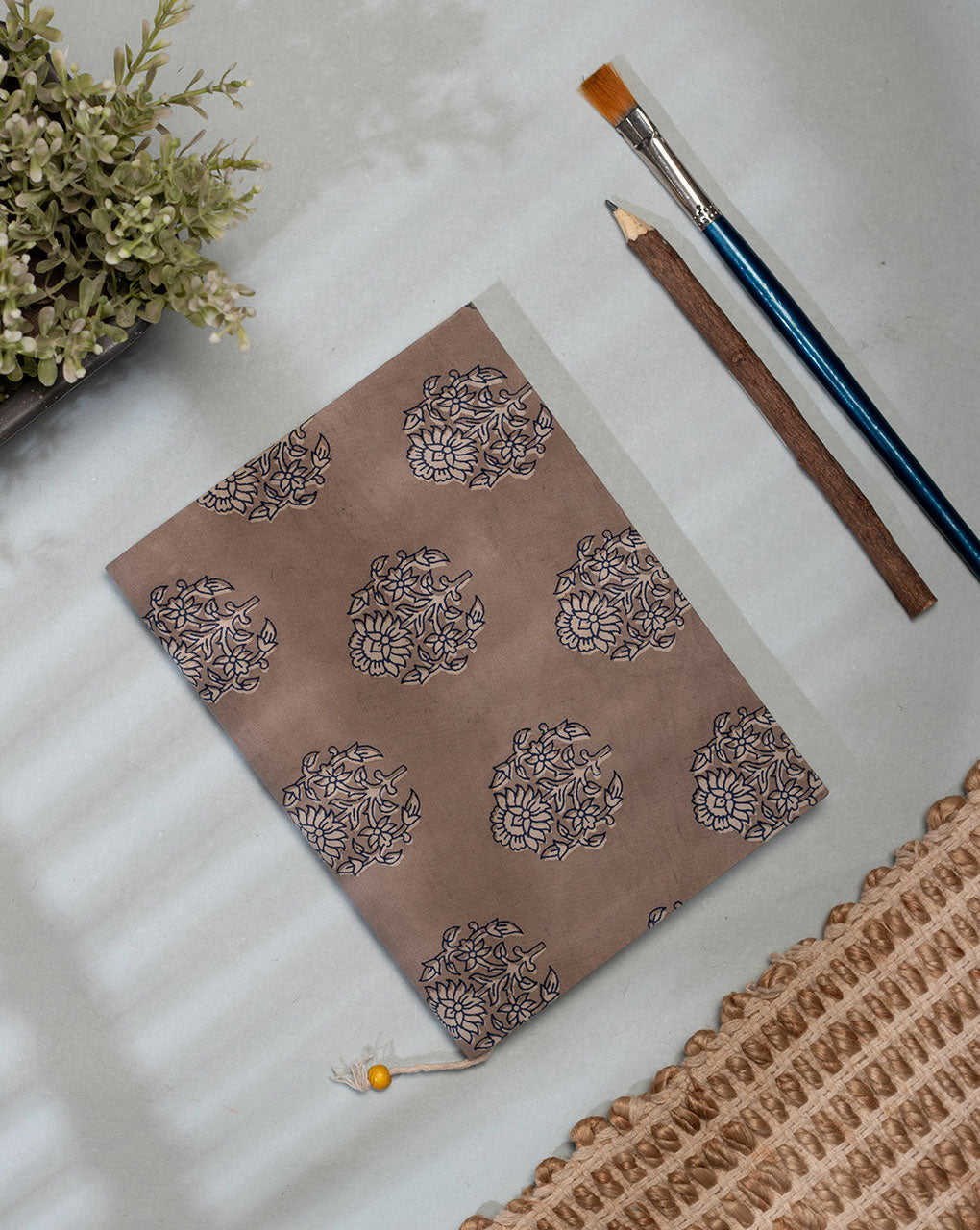 Handmade Kashish Hand Block Cotton Fabric Cover Diary