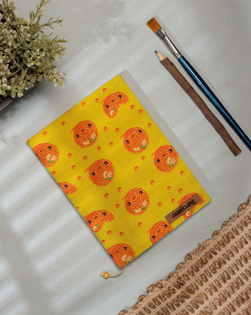Handmade Digital Print Cotton Fabric Cover Diary