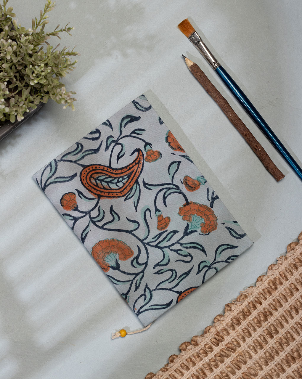Handmade Hand Block Cotton Fabric Cover Diary