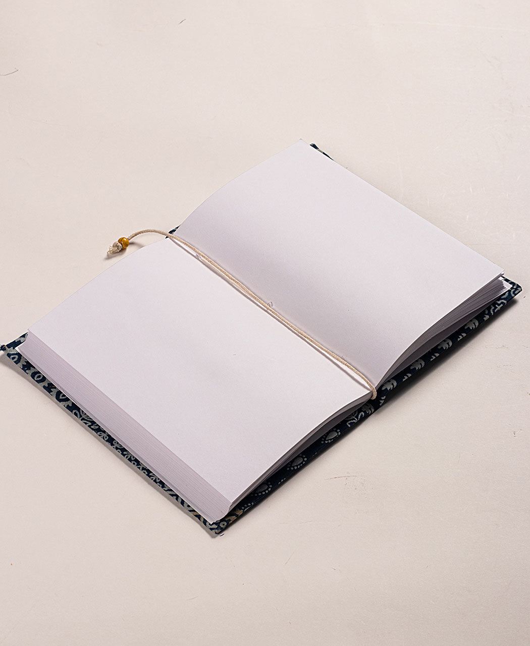 Handmade Indigo Hand Block Cotton Fabric Cover Diary