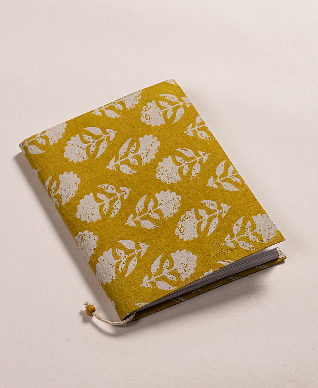 Handmade Screen Print Cotton Fabric Cover Diary