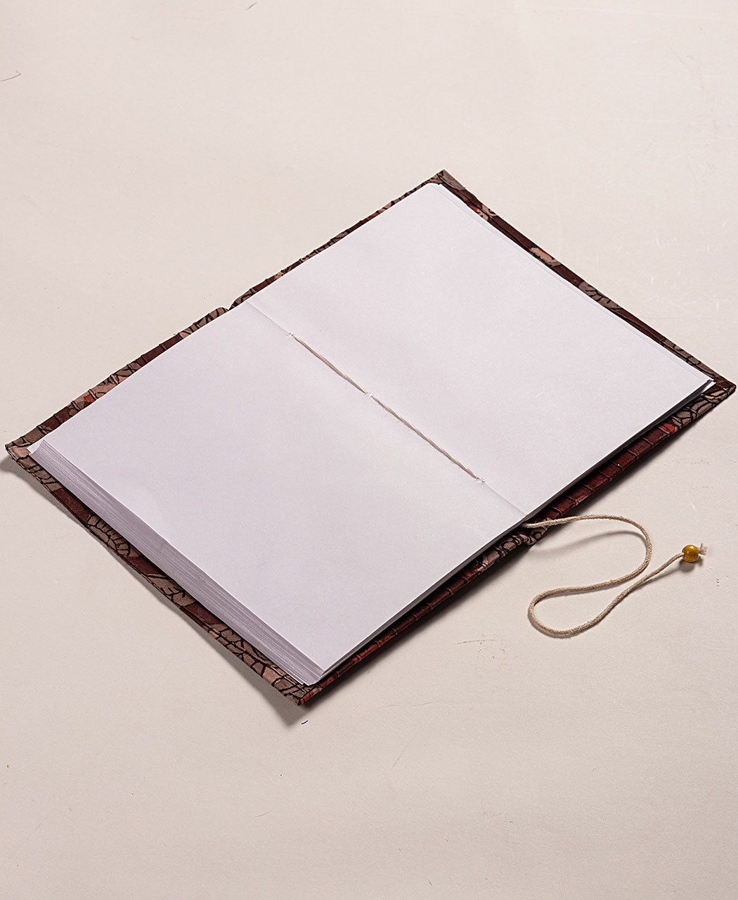 Handmade Pin-Tucks Hand Block Cotton Fabric Cover Diary