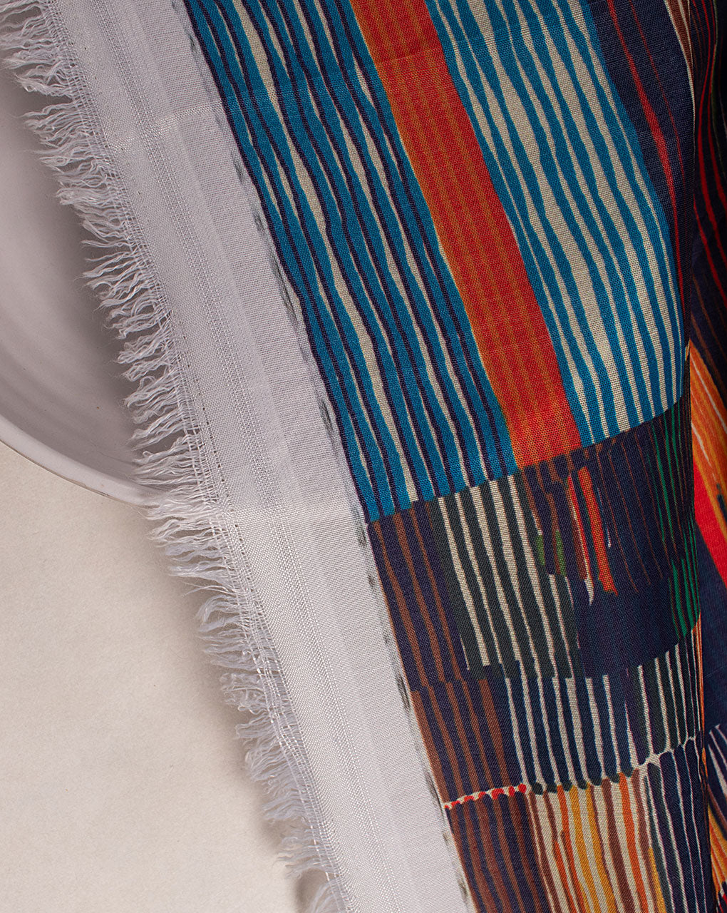 Digital Print Poly Chanderi Fabric