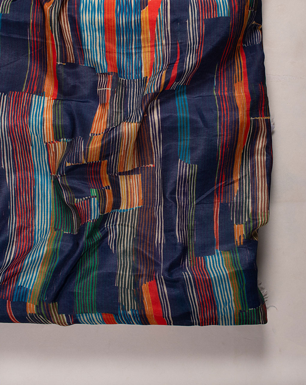 Digital Print Poly Chanderi Fabric