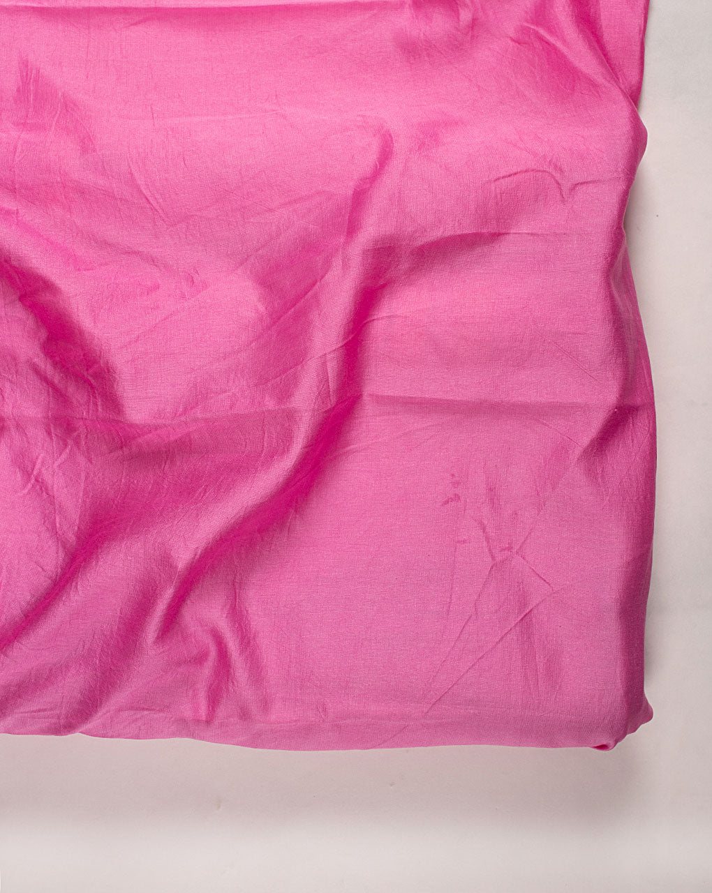 Pink Plain Chanderi Fabric