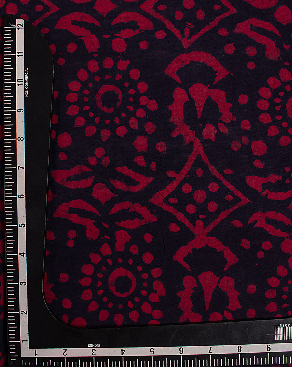 Hand Block Moss Crepe Fabric