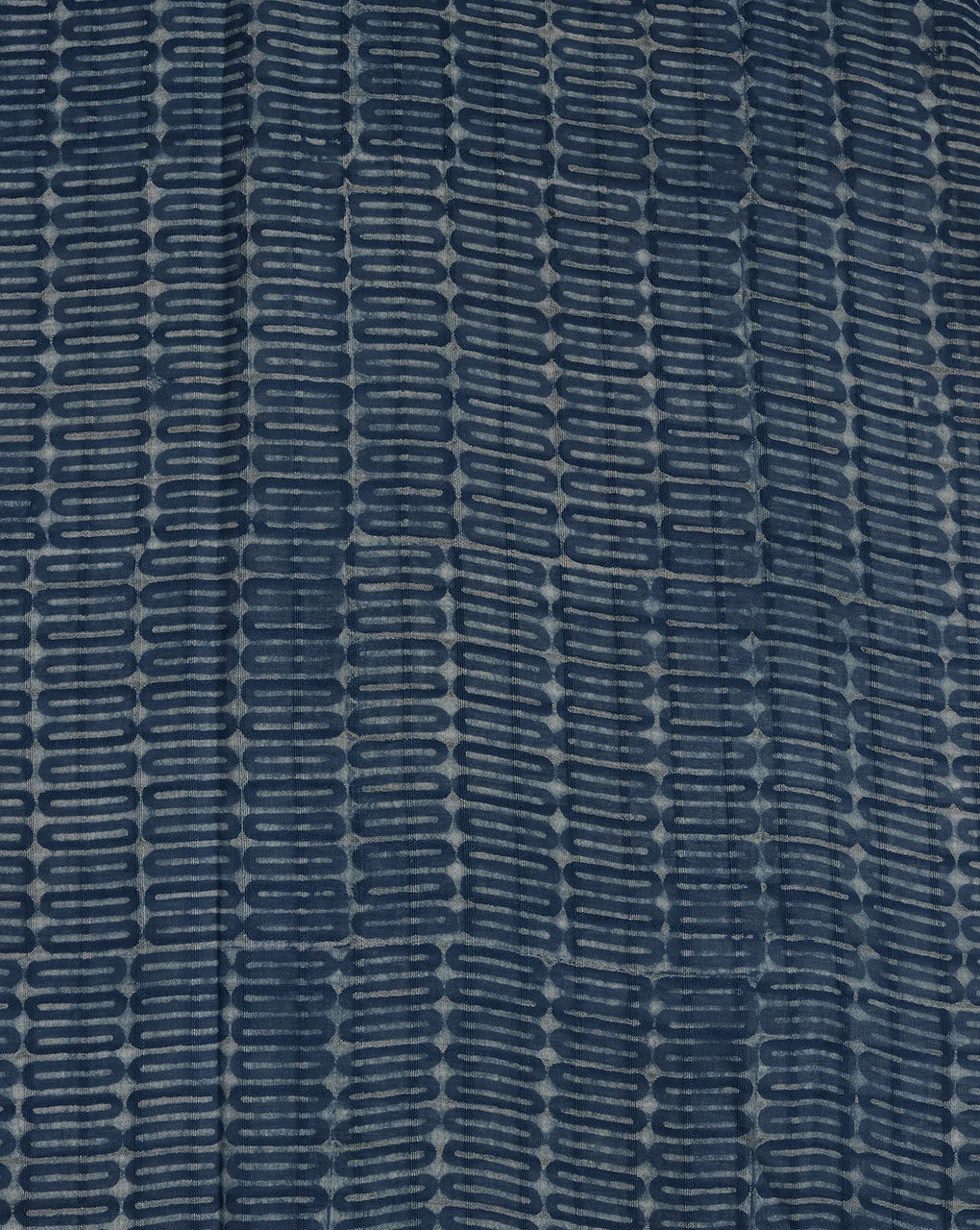 Indigo Akola Hand Block Cotton Fabric ( Width 60 Inch )