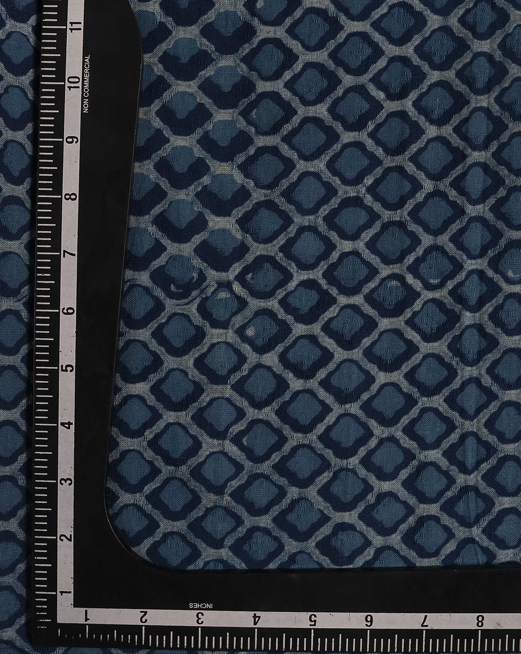 Indigo Akola Hand Block Cotton Fabric