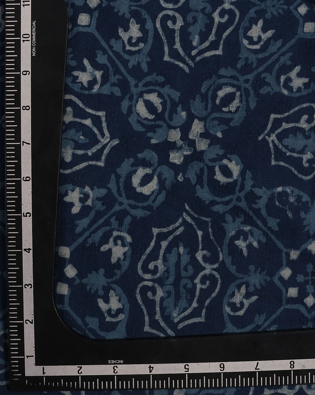 Indigo Akola Hand Block Cotton Fabric