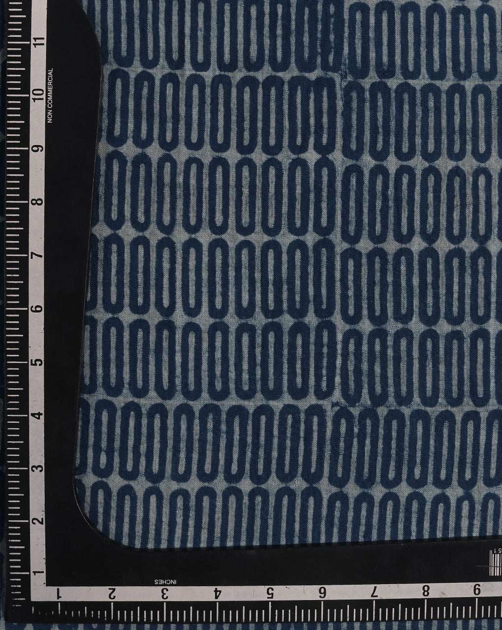 Indigo Akola Hand Block Cotton Fabric