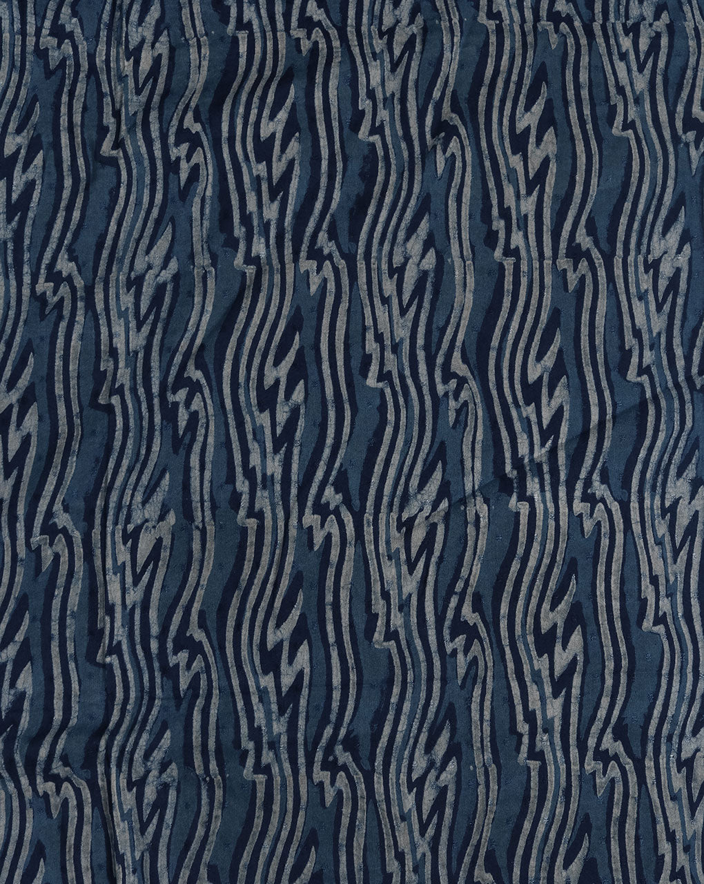 Indigo Akola Hand Block Cotton Fabric