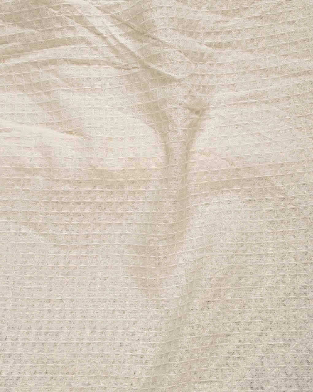 Big Honeycomb Cotton Waffle Fabric 60" ( Swatch 10x12" )