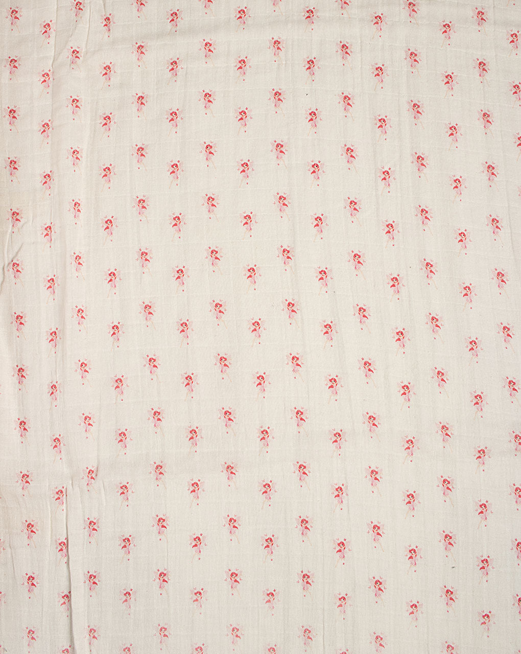 Digital Print Organic Cotton Checks Muslin Fabric ( Width 52 Inch )
