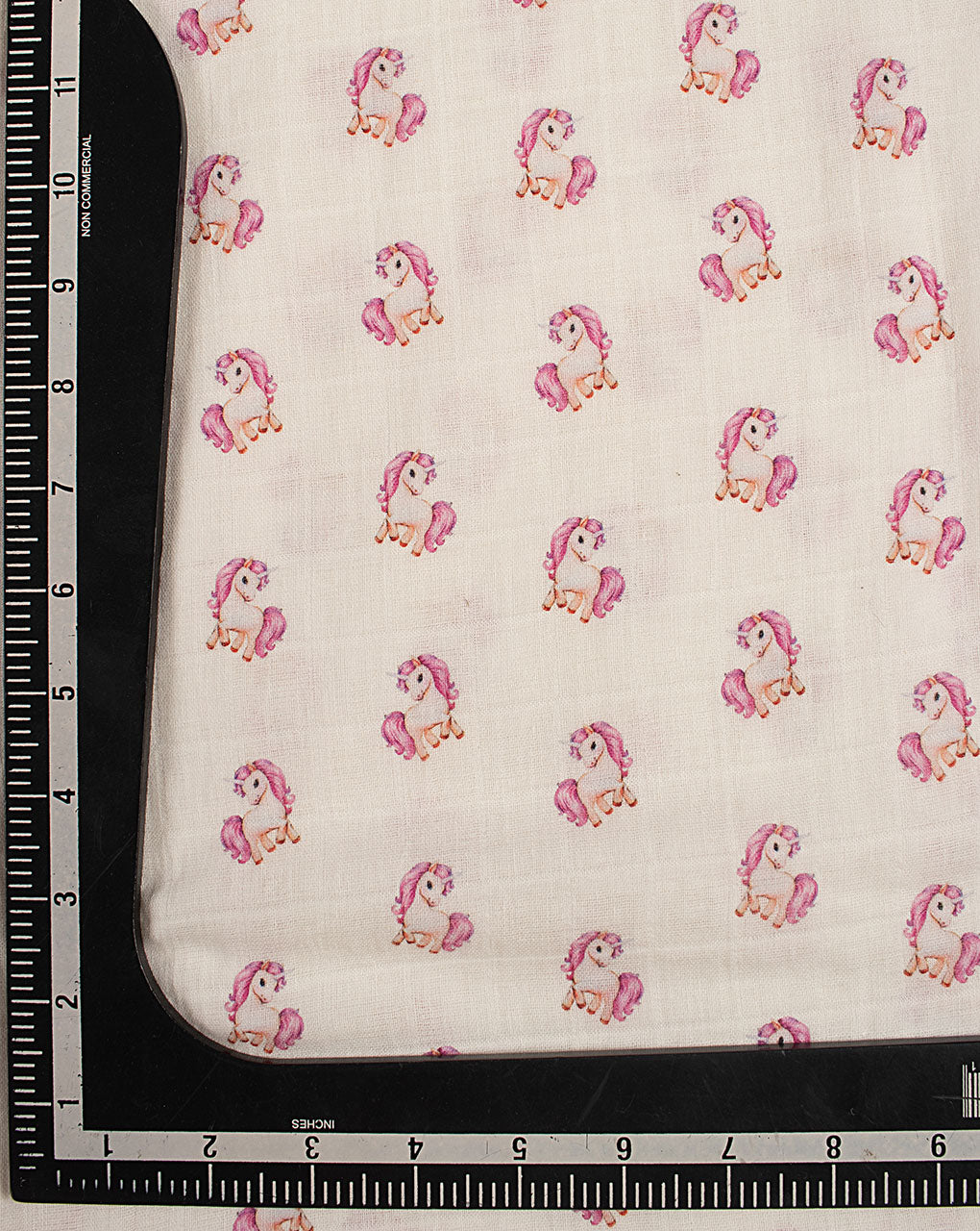 Digital Print Organic Cotton Checks Muslin Fabric ( Width 52 Inch )