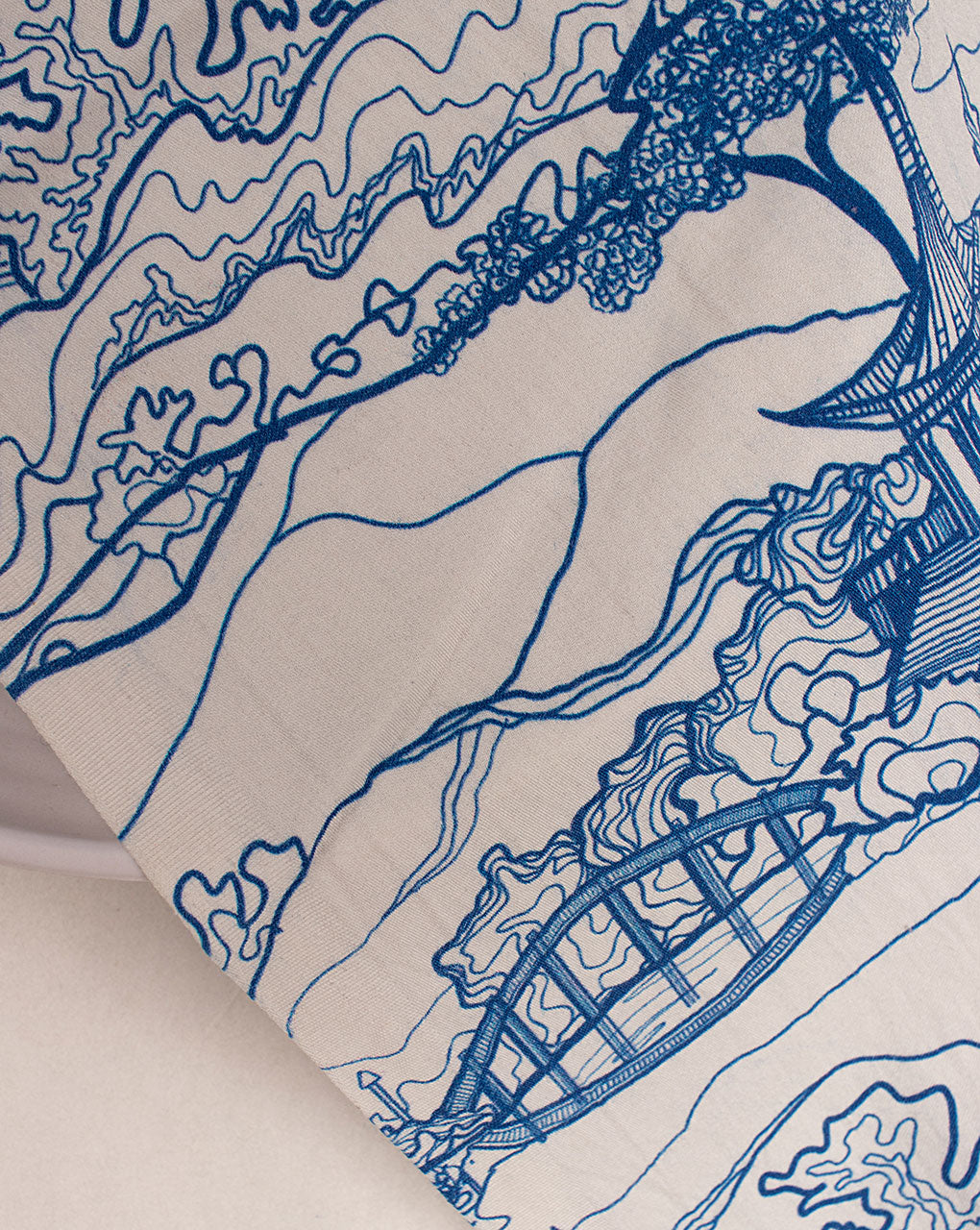 Digital Print Cotton Satin Fabric