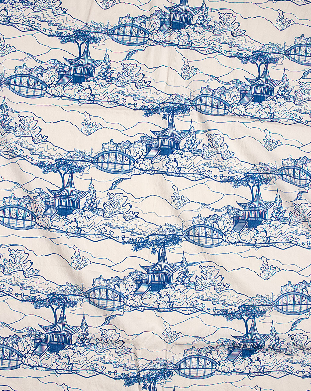 Digital Print Cotton Satin Fabric