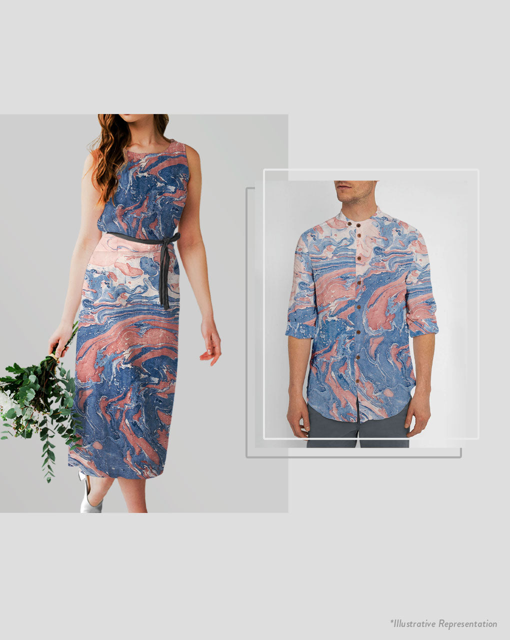Marble Print Cotton Fabric
