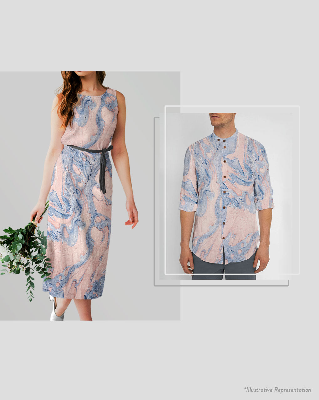 Marble Print Cotton Fabric