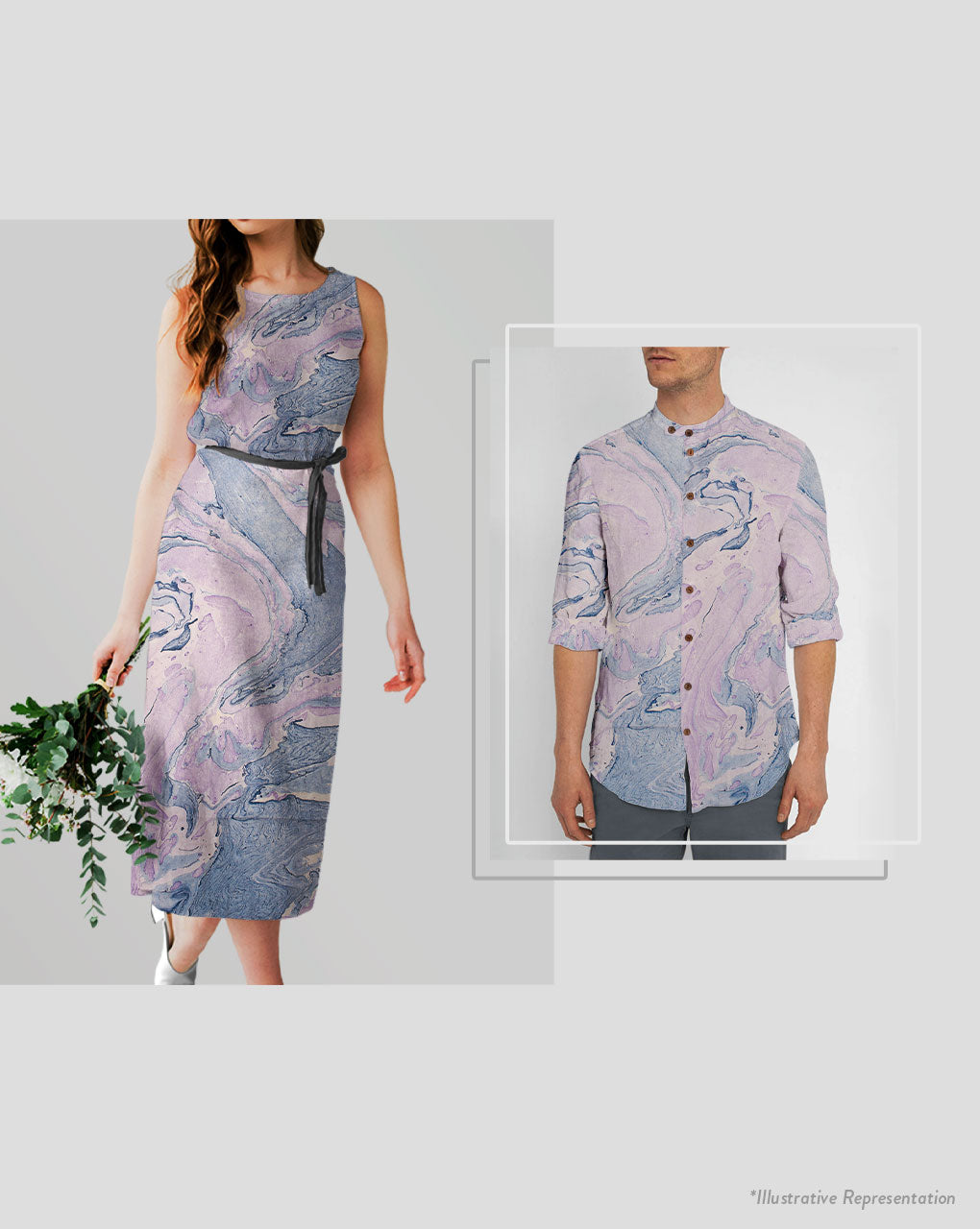 Marble Print Cotton Fabric