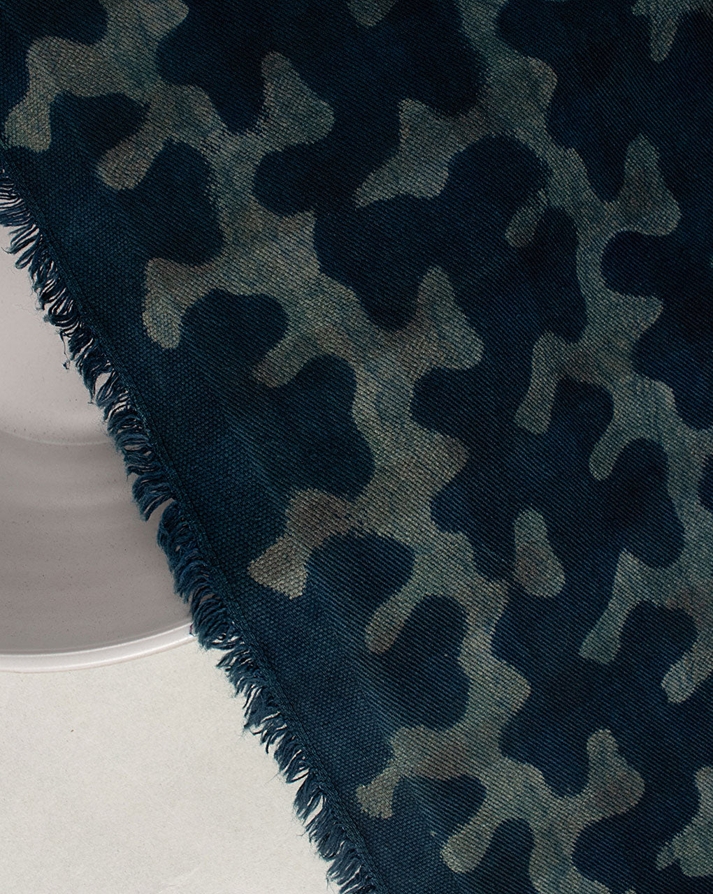 Indigo Hand Block Twill Cotton Fabric ( Width 60 Inch )