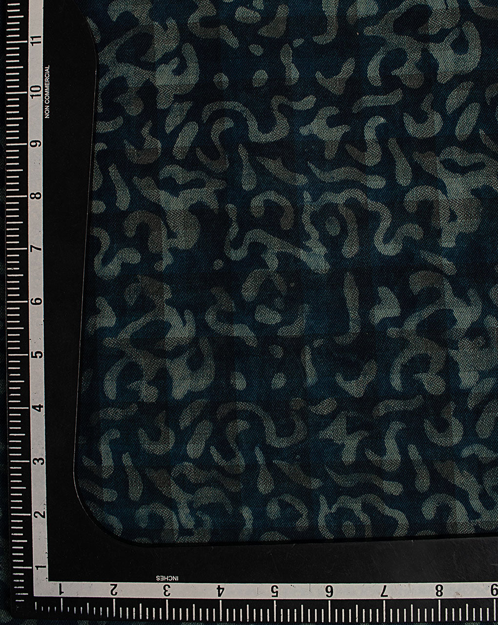 Indigo Hand Block Twill Cotton Fabric ( Width 60 Inch )