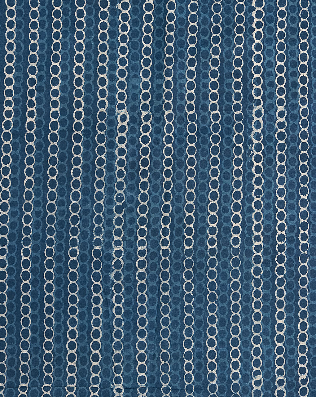 Indigo Hand Block Cotton Fabric