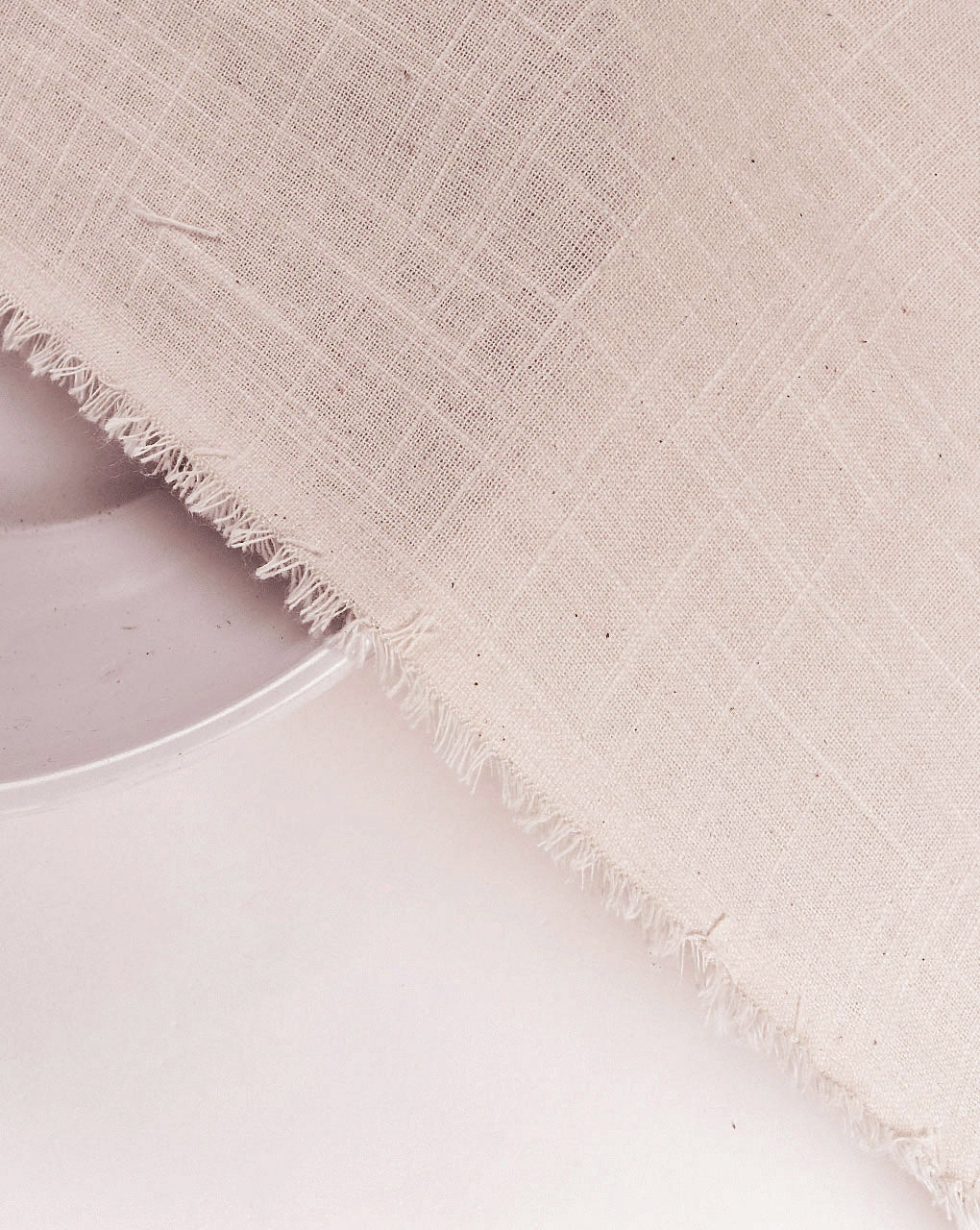 Greige 20s Cotton Slub Plain Fabric