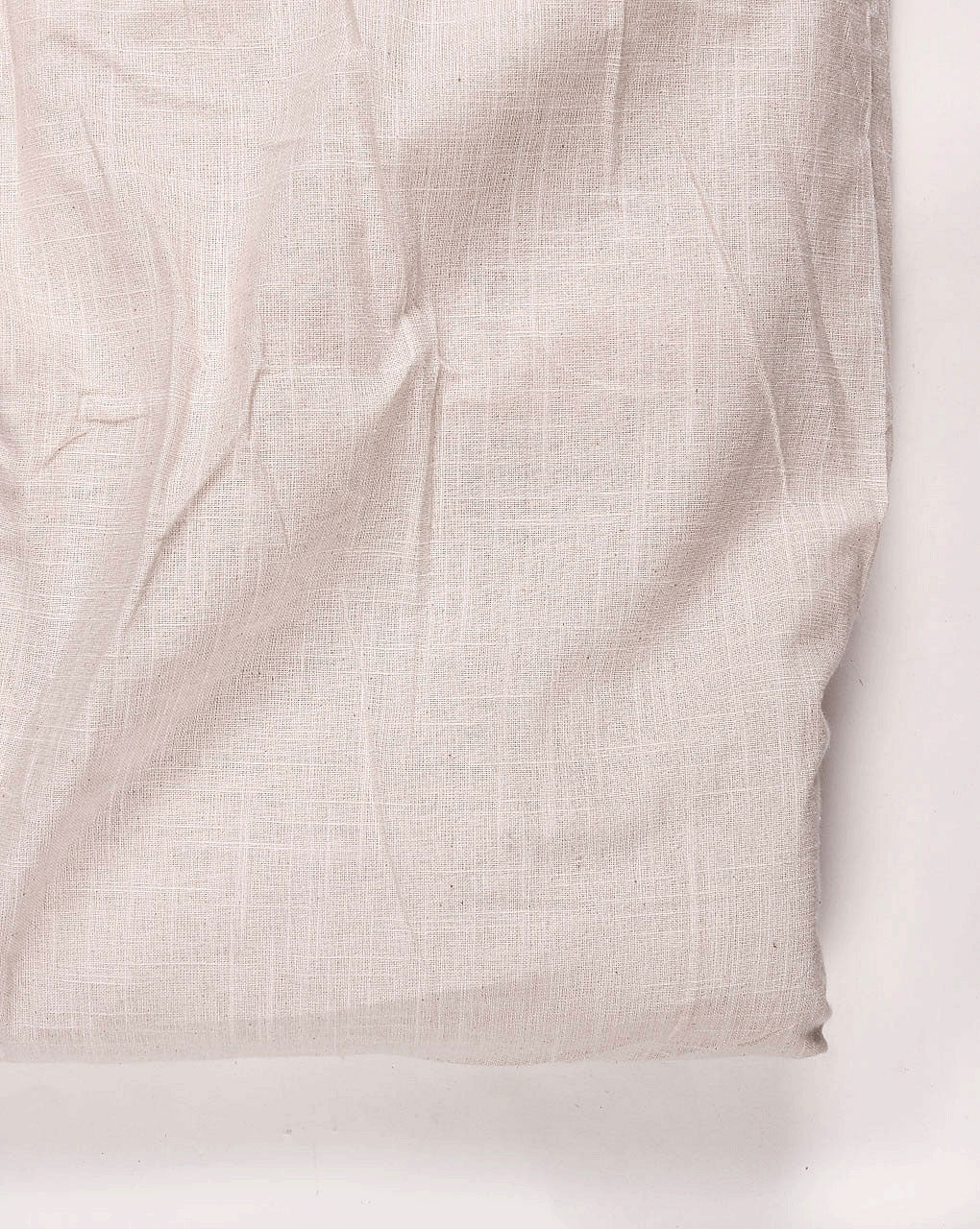 Greige 20s Cotton Slub Plain Fabric