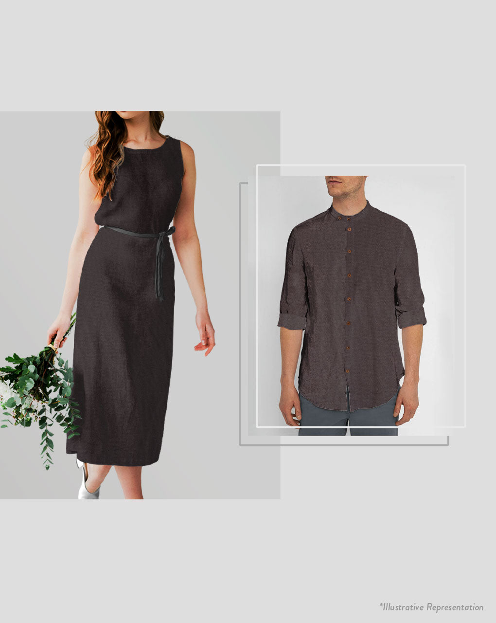 Grey Plain Twill Cotton Fabric ( Widht 58 Inch )