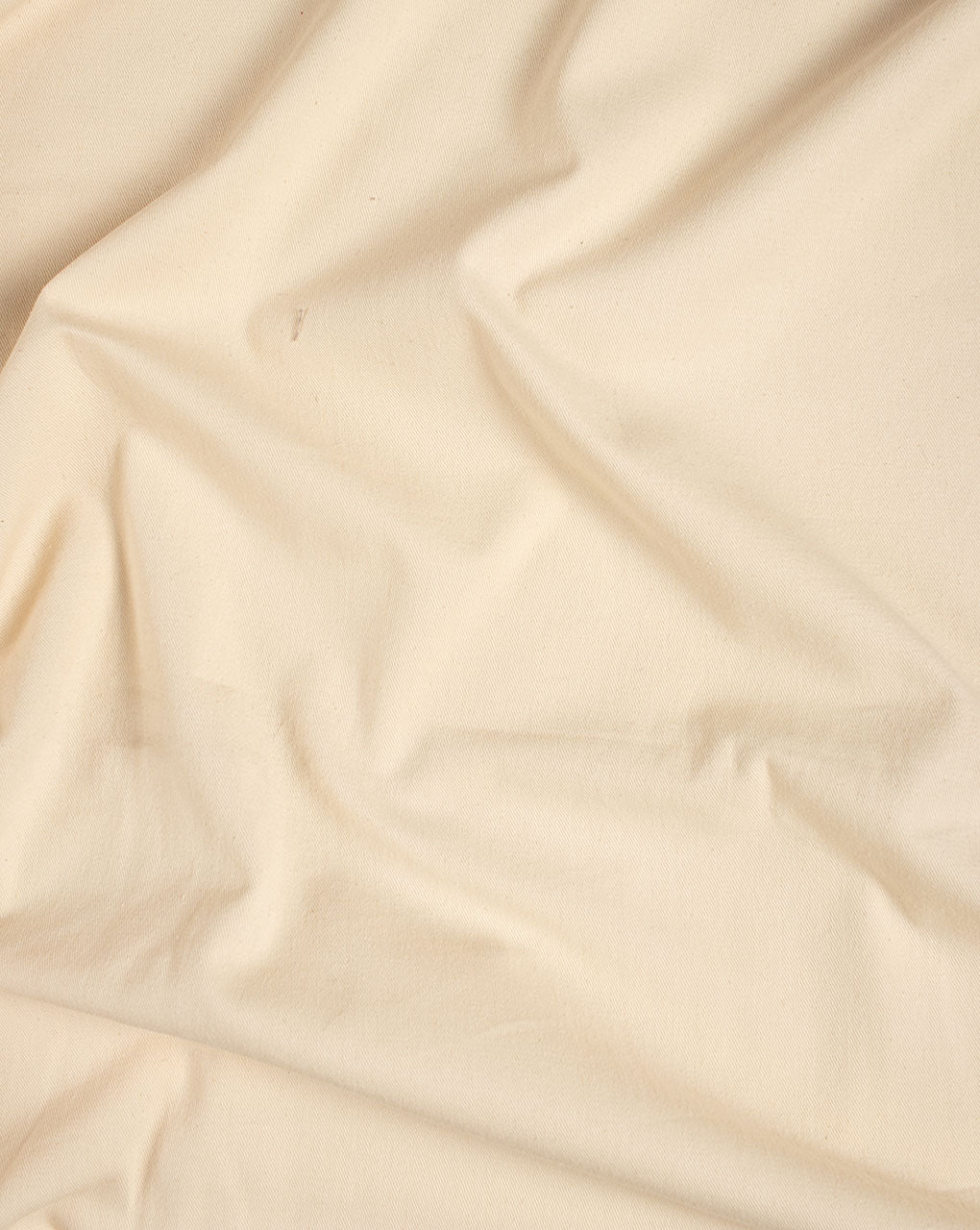 Off-White Plain Twill Cotton Fabric