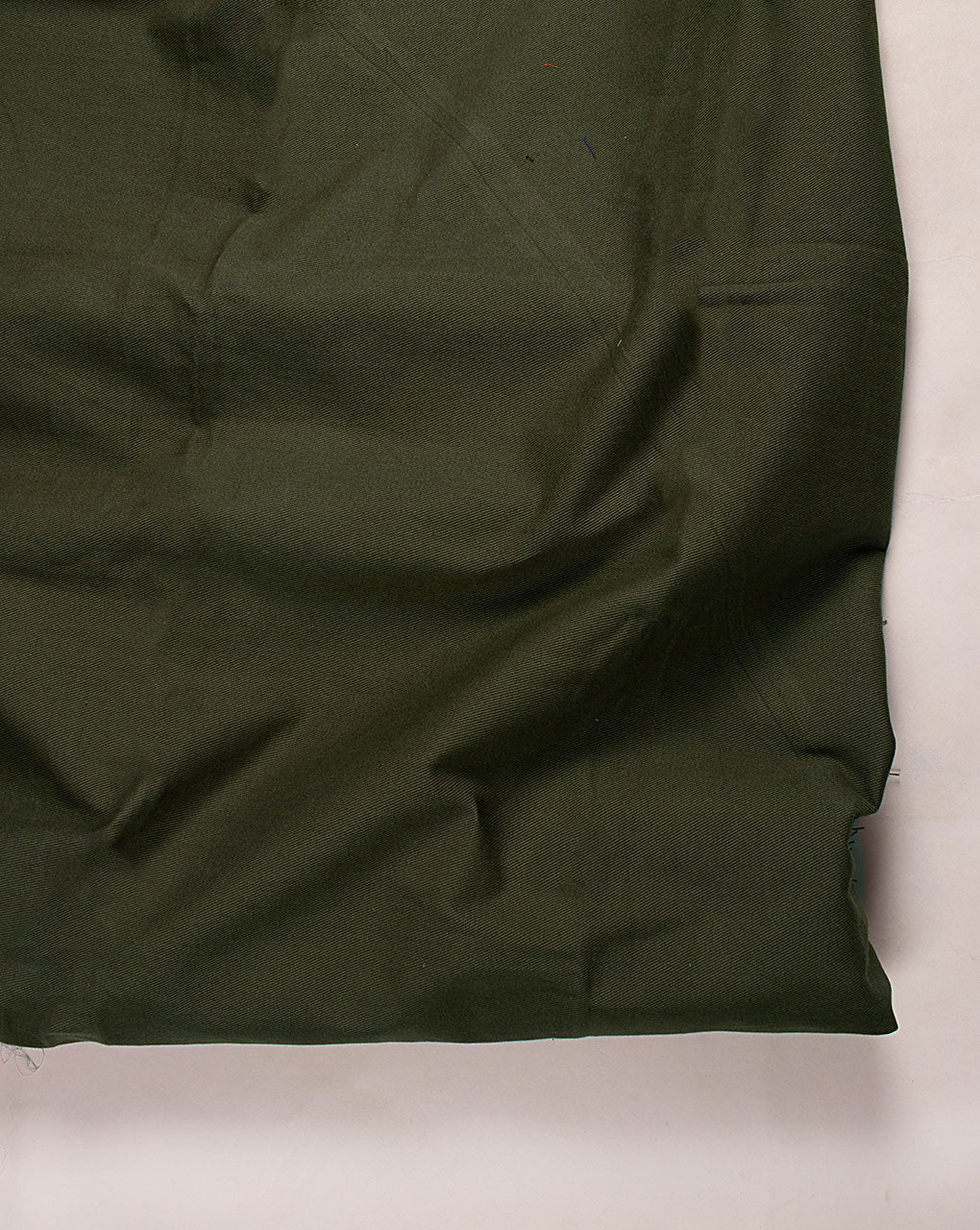 Green Plain Twill Cotton Fabric