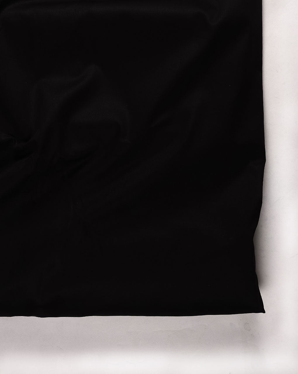 Black Plain Twill Cotton Fabric ( Width 58 Inch )