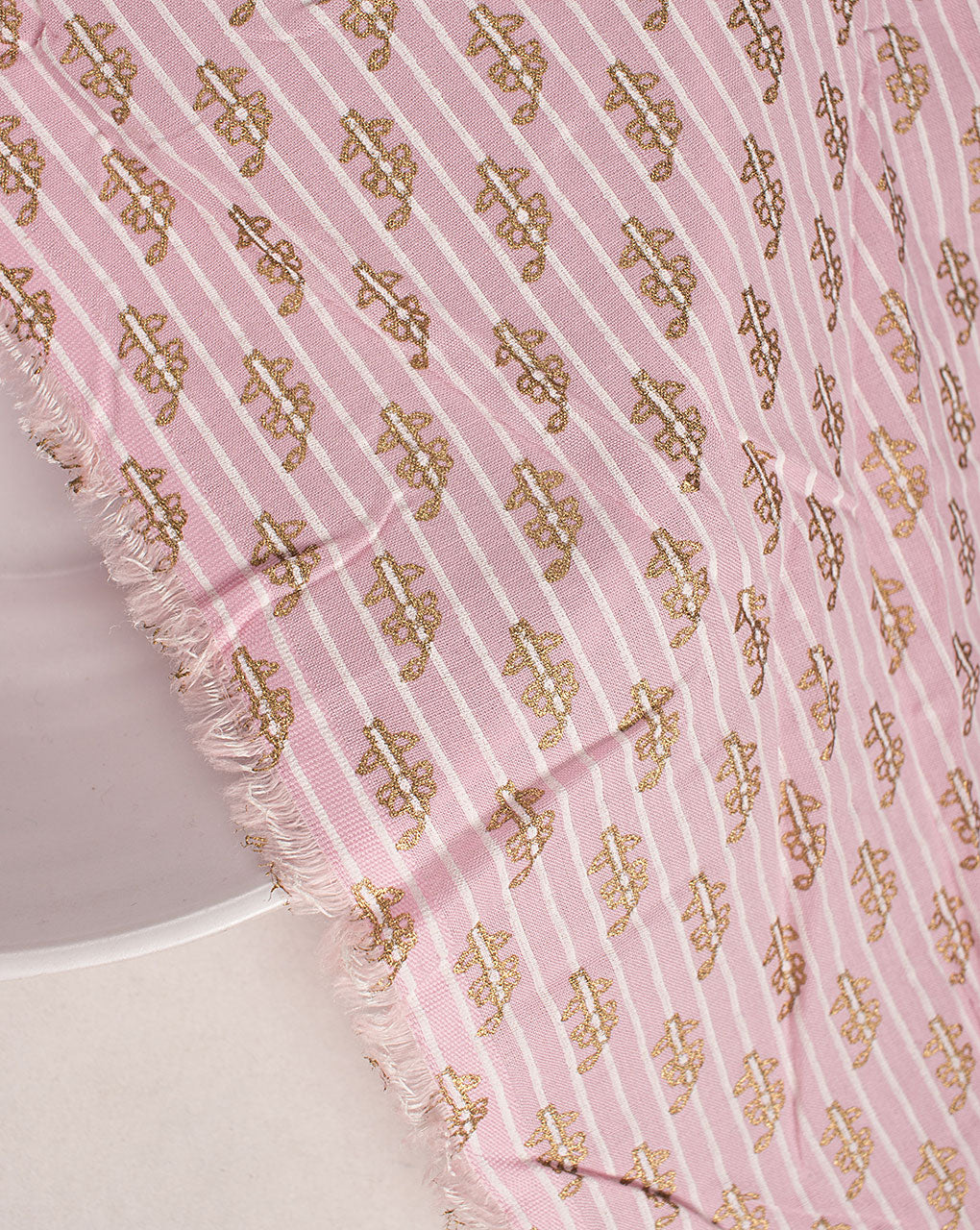 Foil Screen Print Cotton Fabric