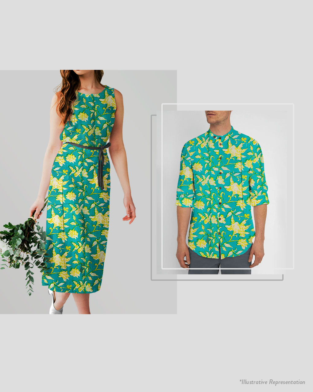 Screen Print Cotton Fabric