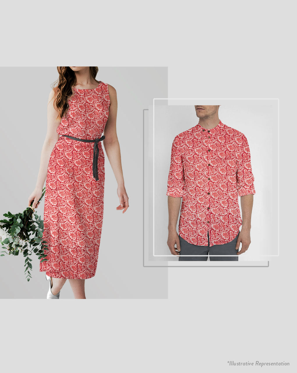 Screen Print Voile Cotton Fabric