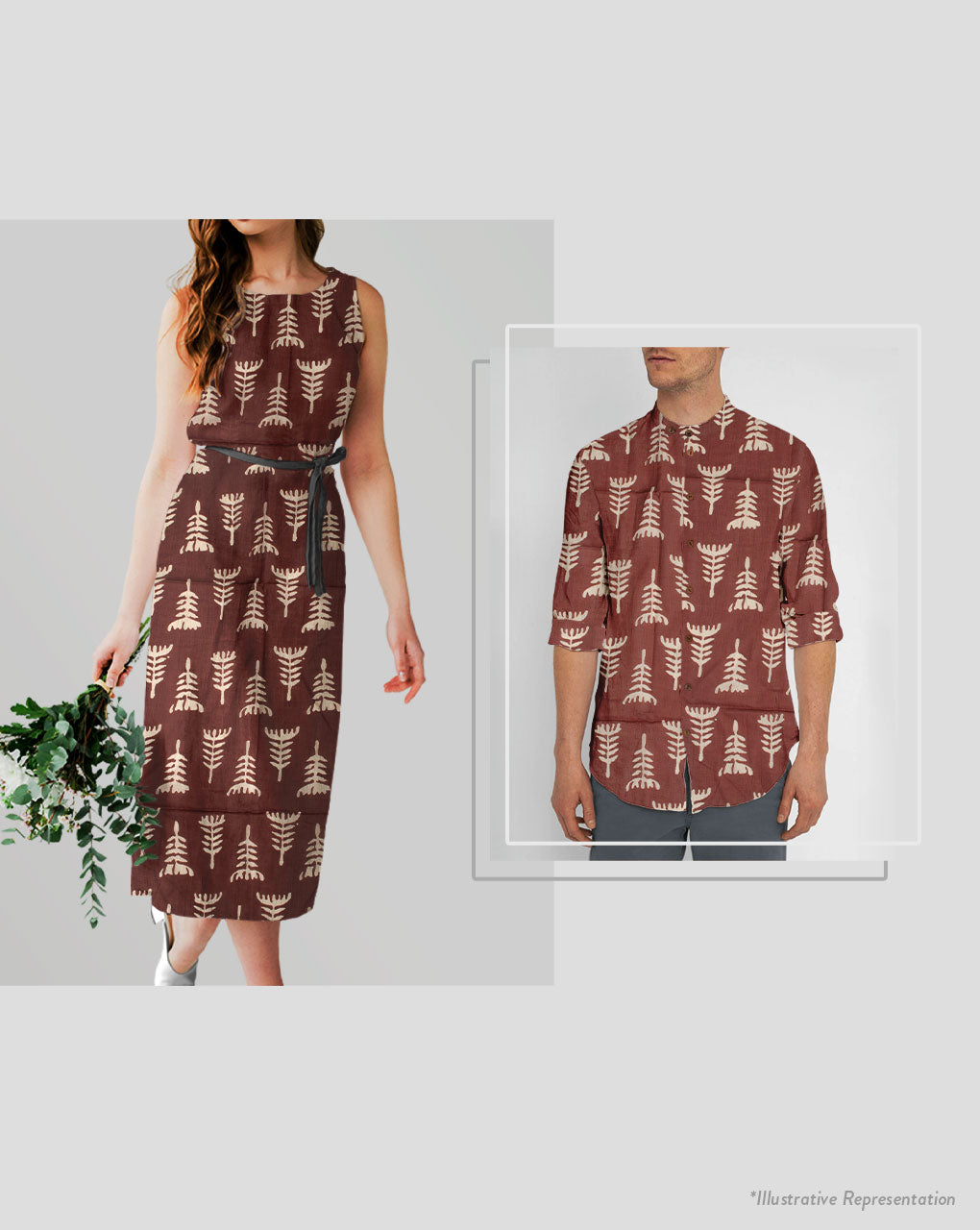 Screen Print Missing Dent Cotton Fabric