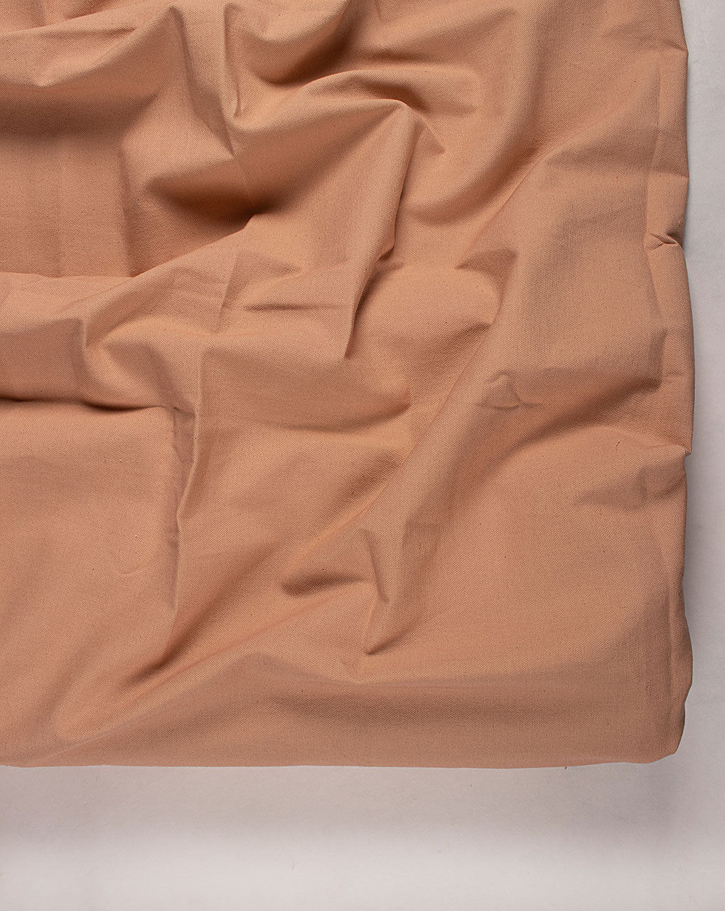 Beige Plain Cotton Duck Fabric ( Width 60 Inch )