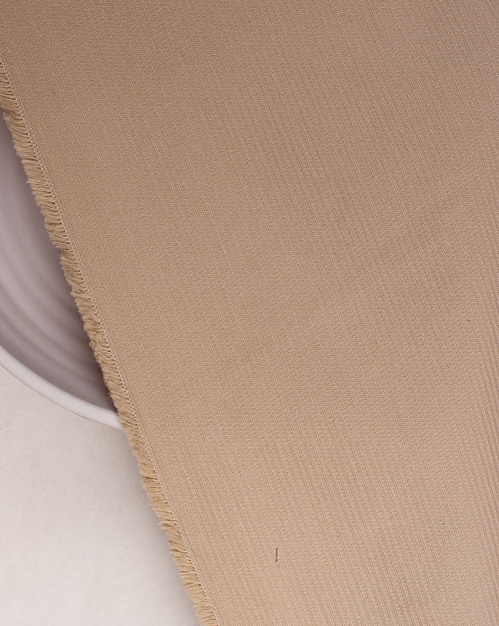 Beige Plain Cotton Corduroy Fabric ( 14 Wales )